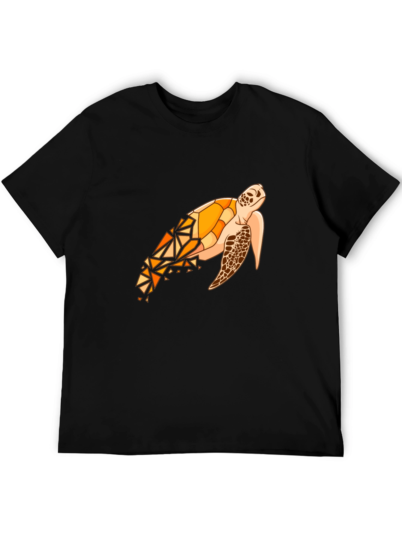 Geometric Sea Turtle Graphic Tee