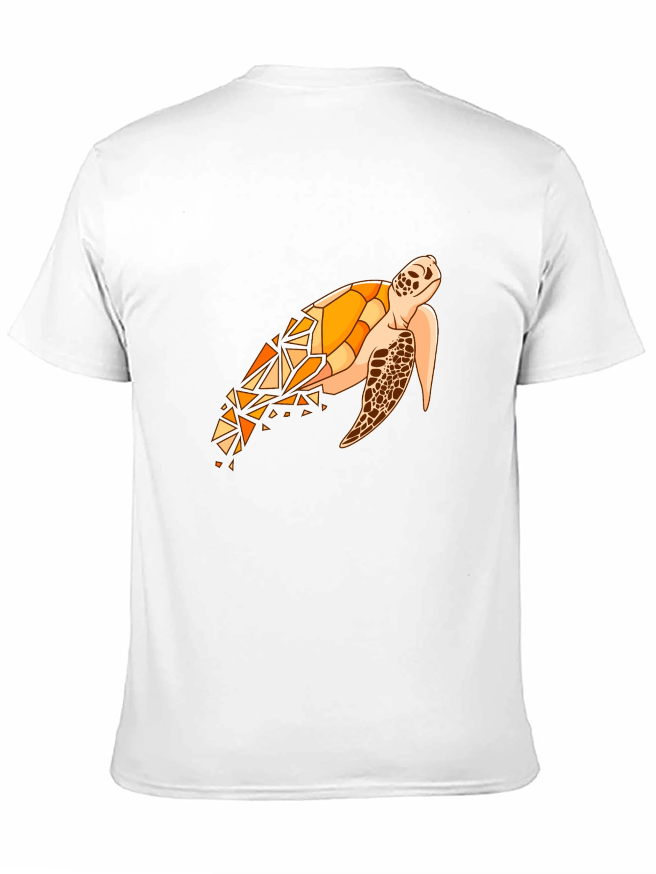 Geometric Sea Turtle Graphic Tee