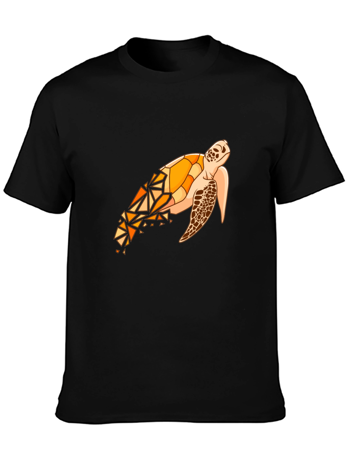 Geometric Sea Turtle Graphic Tee