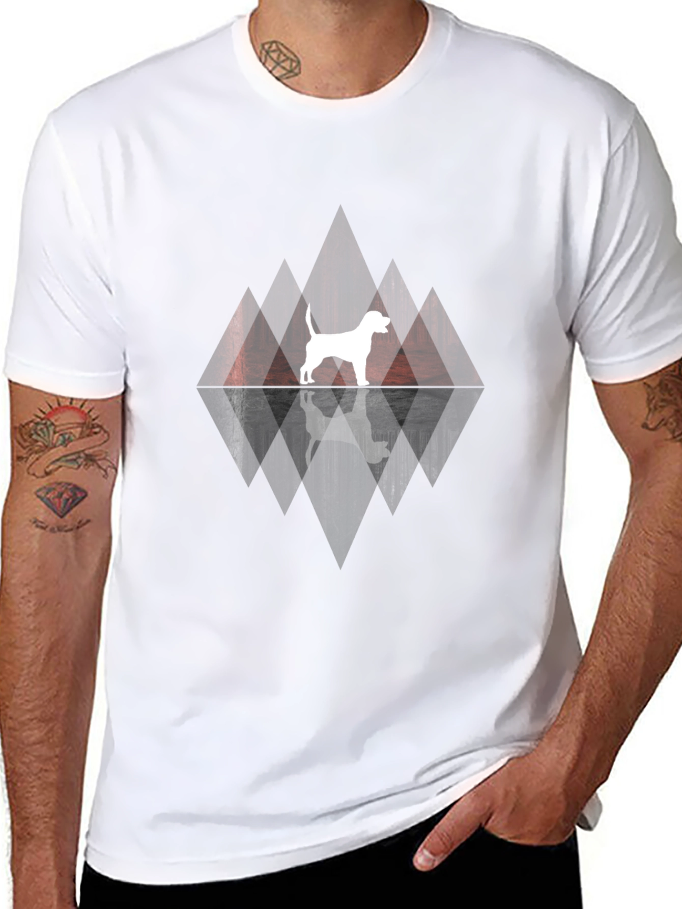 Dog Silhouette T-Shirt
