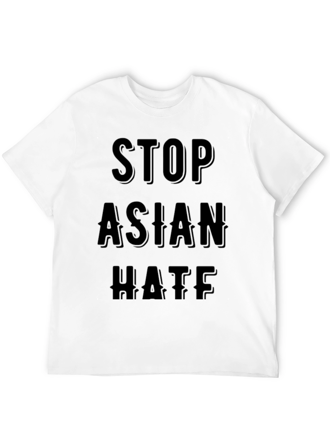 Stop Asian Hate Black T-Shirt