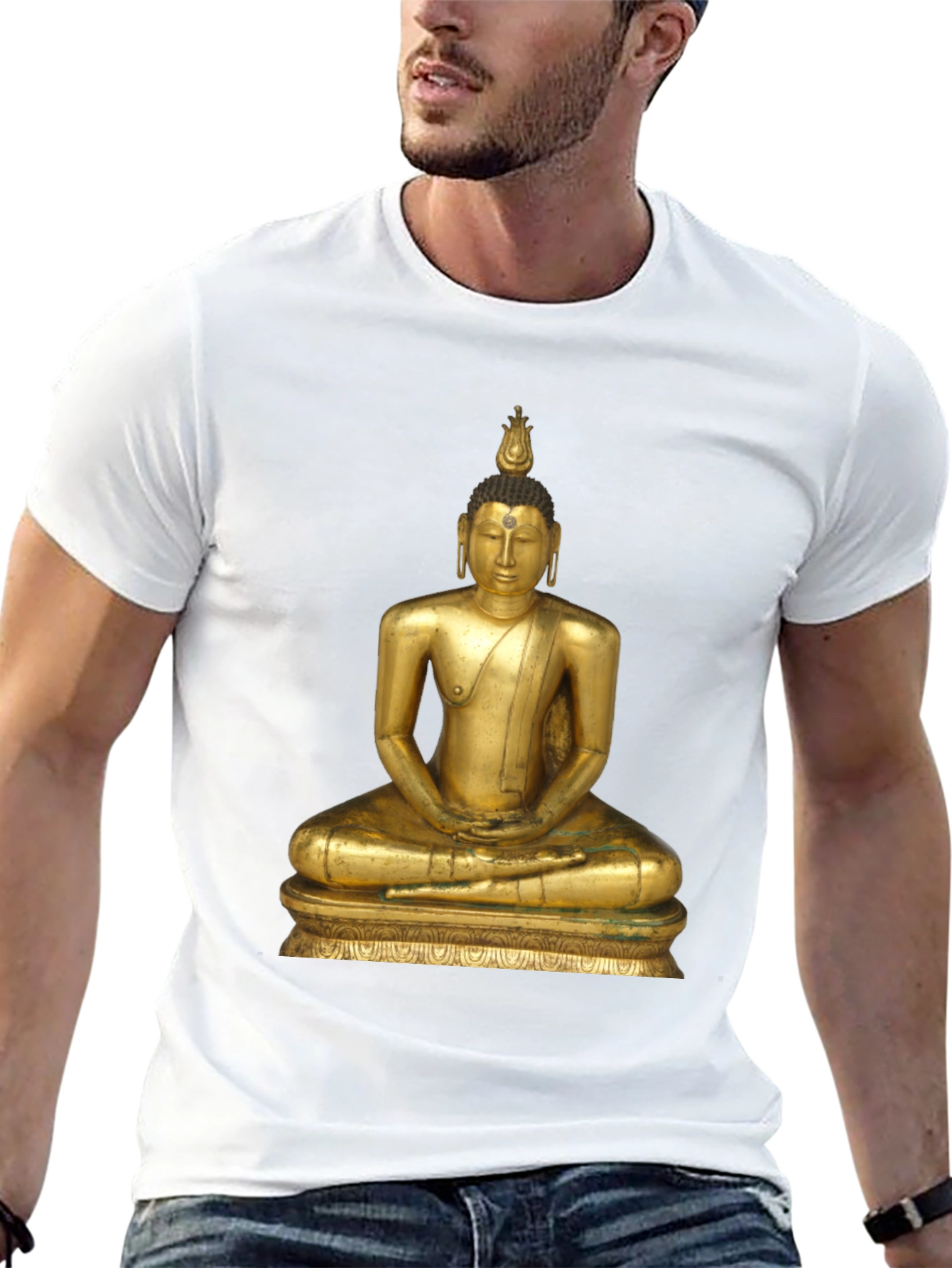Buddha Graphic Tee - Spiritual Zen Style