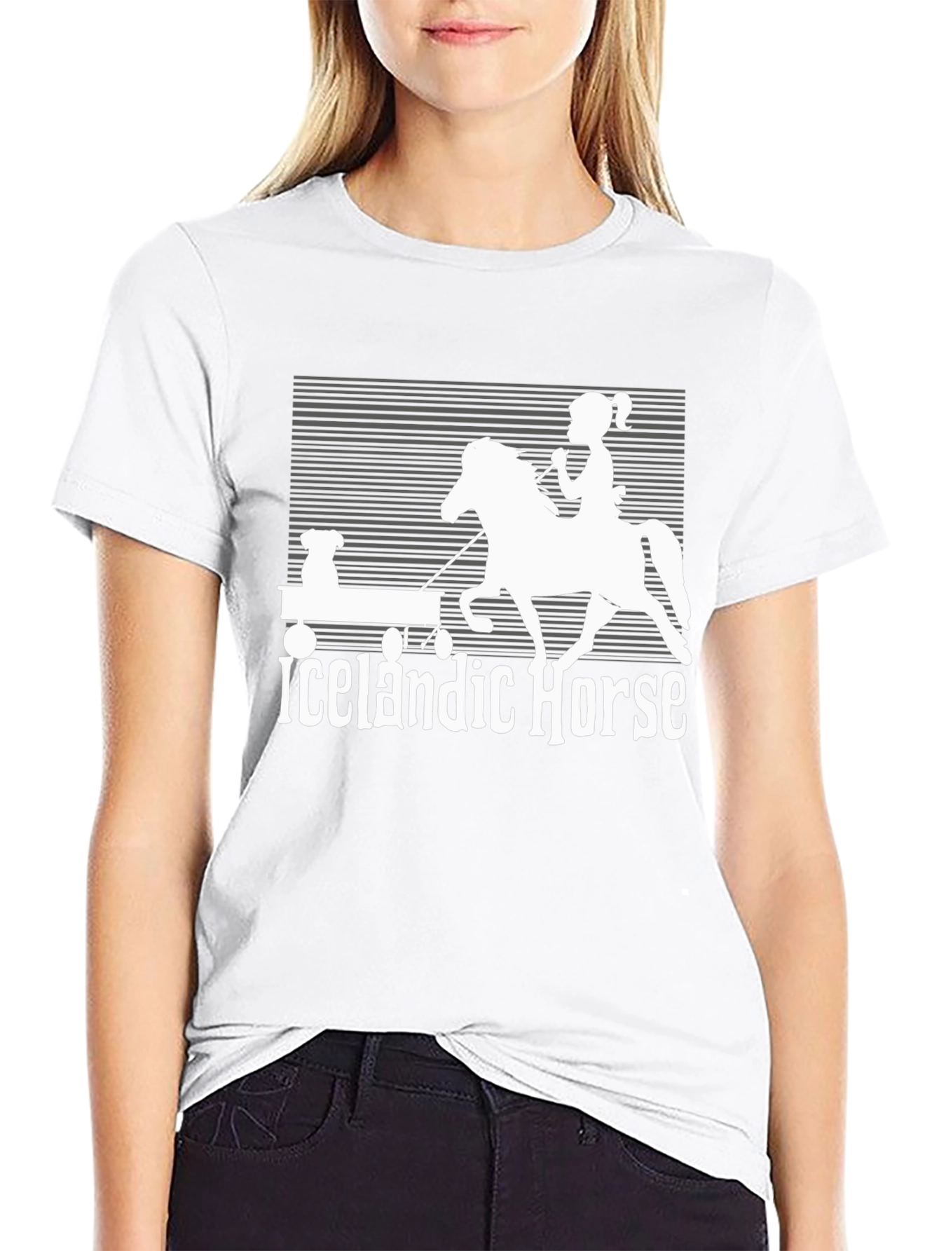 Icelandic Horse Graphic T-Shirt