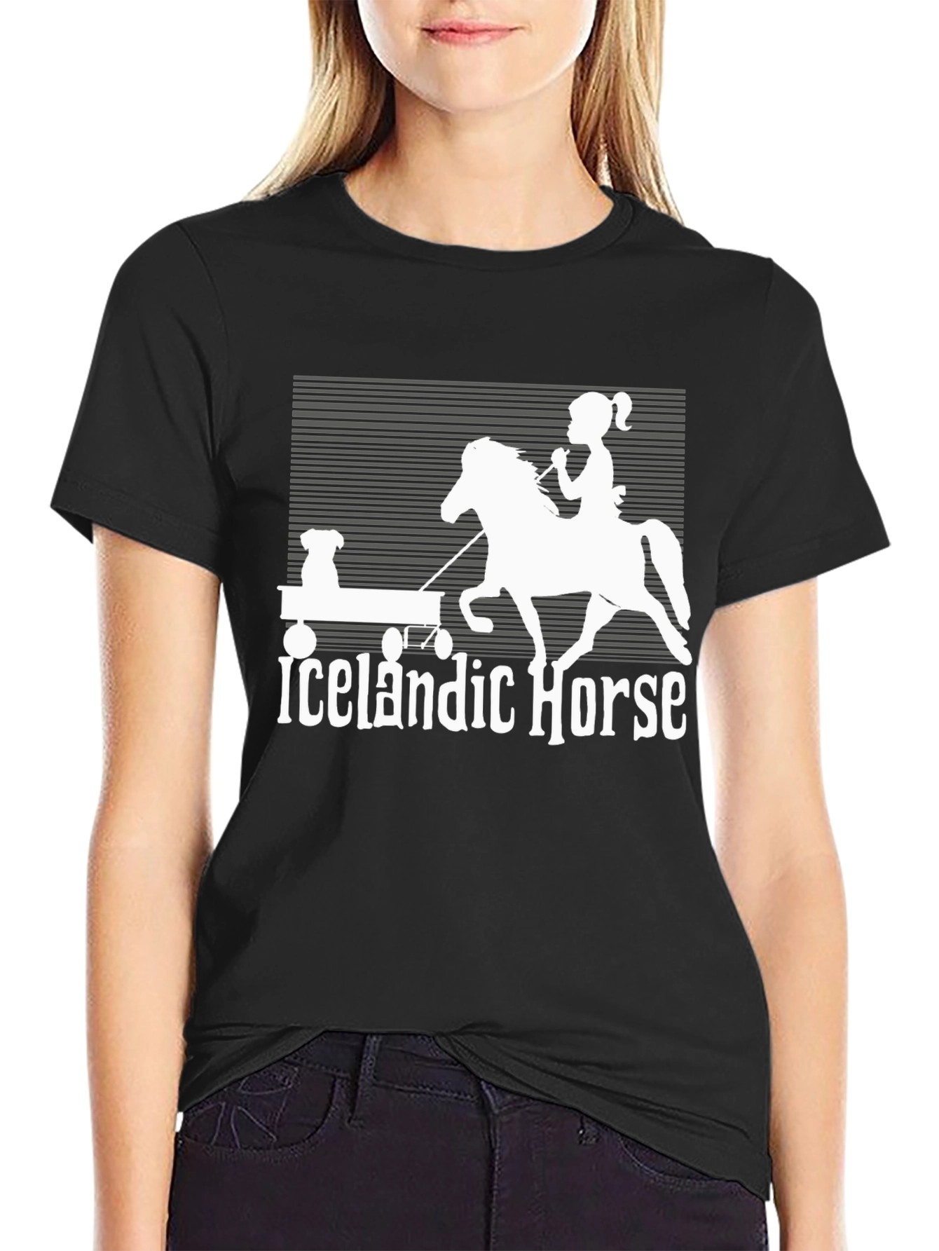 Icelandic Horse Graphic T-Shirt
