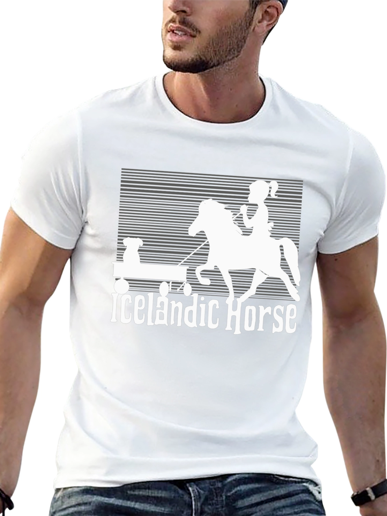 Icelandic Horse Graphic T-Shirt