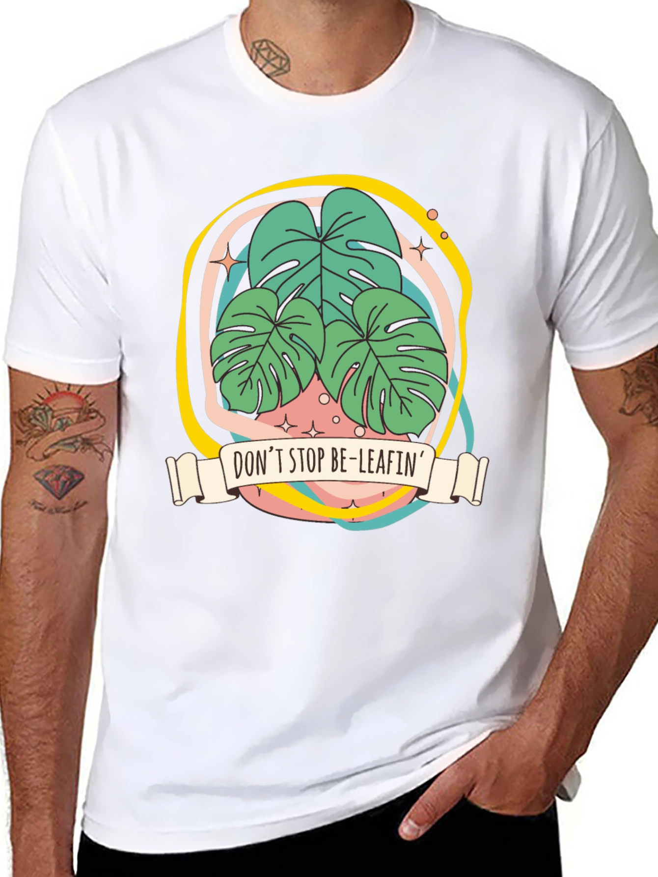 Dont Stop Be-Leafin Graphic Tee