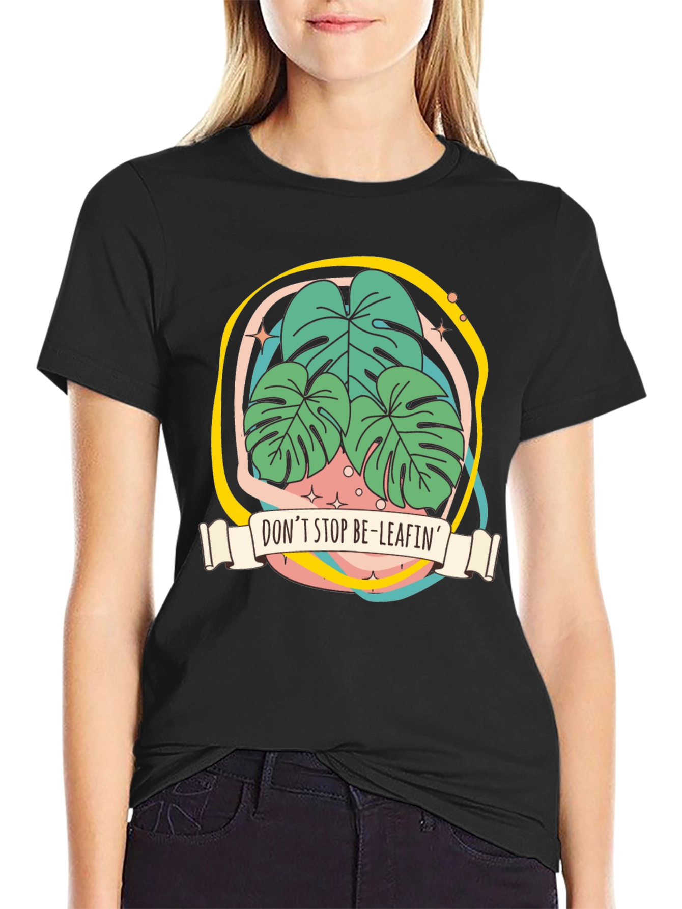 Dont Stop Be-Leafin Graphic Tee