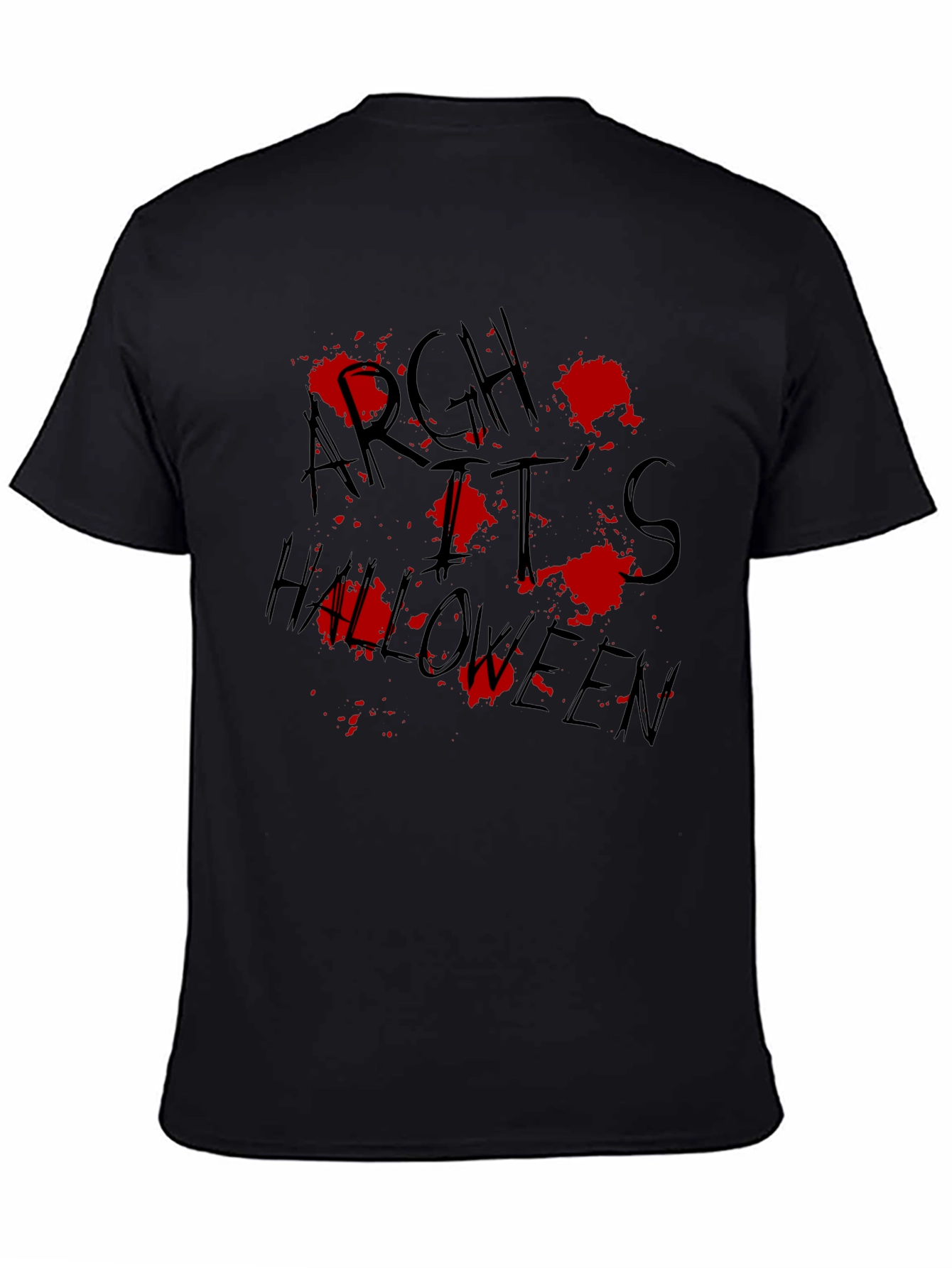 Argh Its Halloween Graphic Tee - Spooky Holiday Shirt