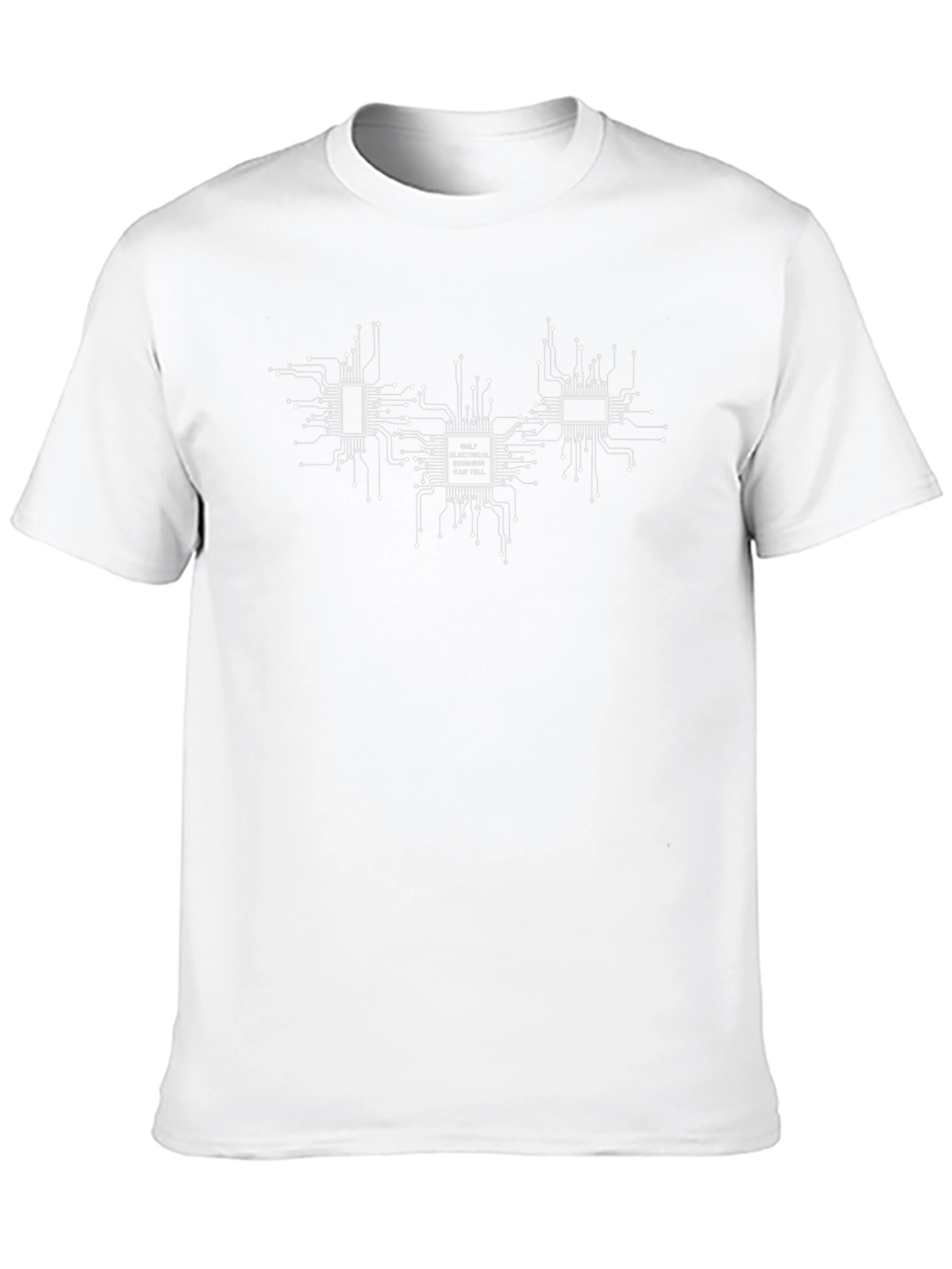 Circuit Board Graphic T-Shirt - Black