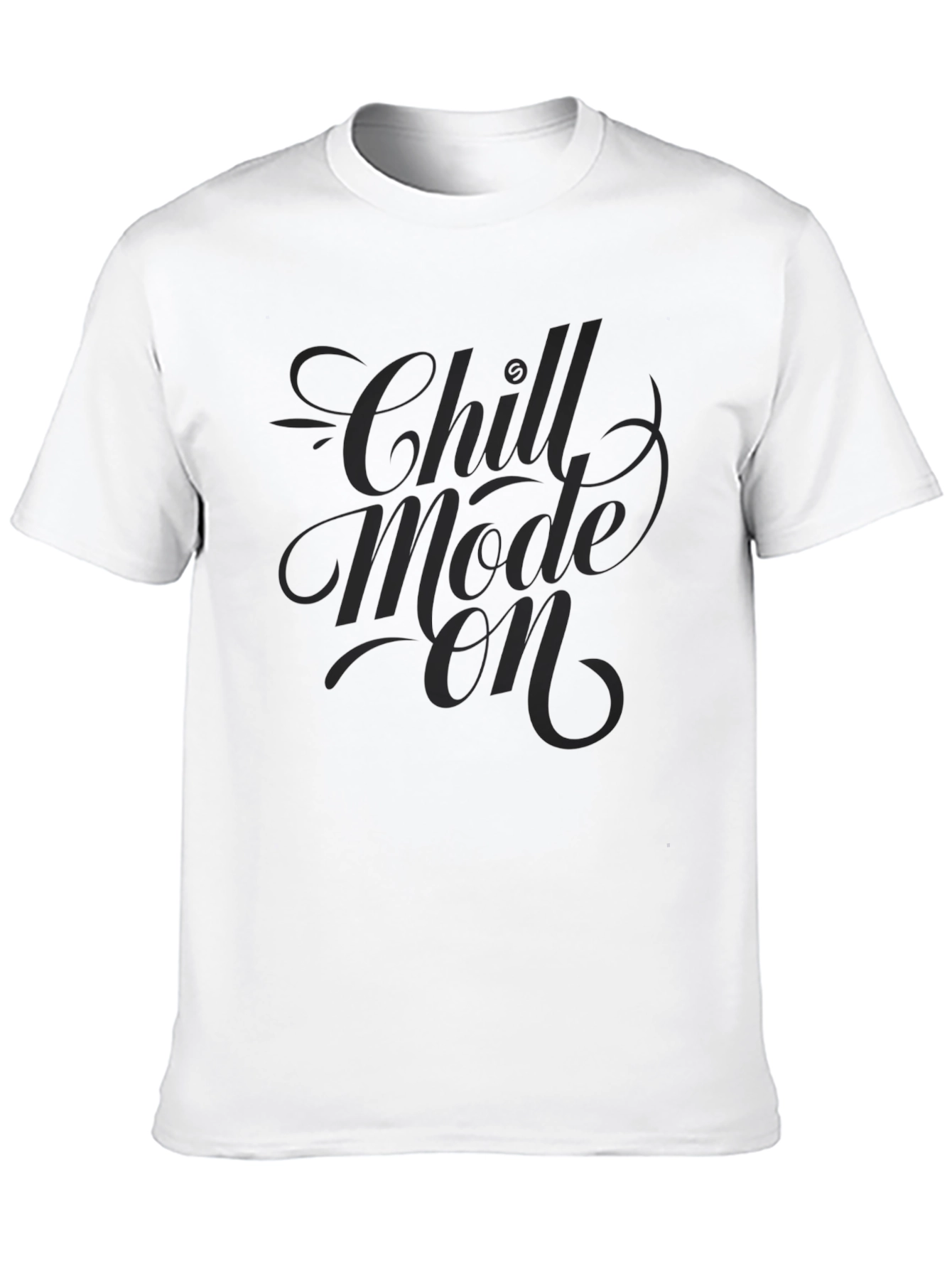 Chill Mode On Graphic Tee - Relaxed Style