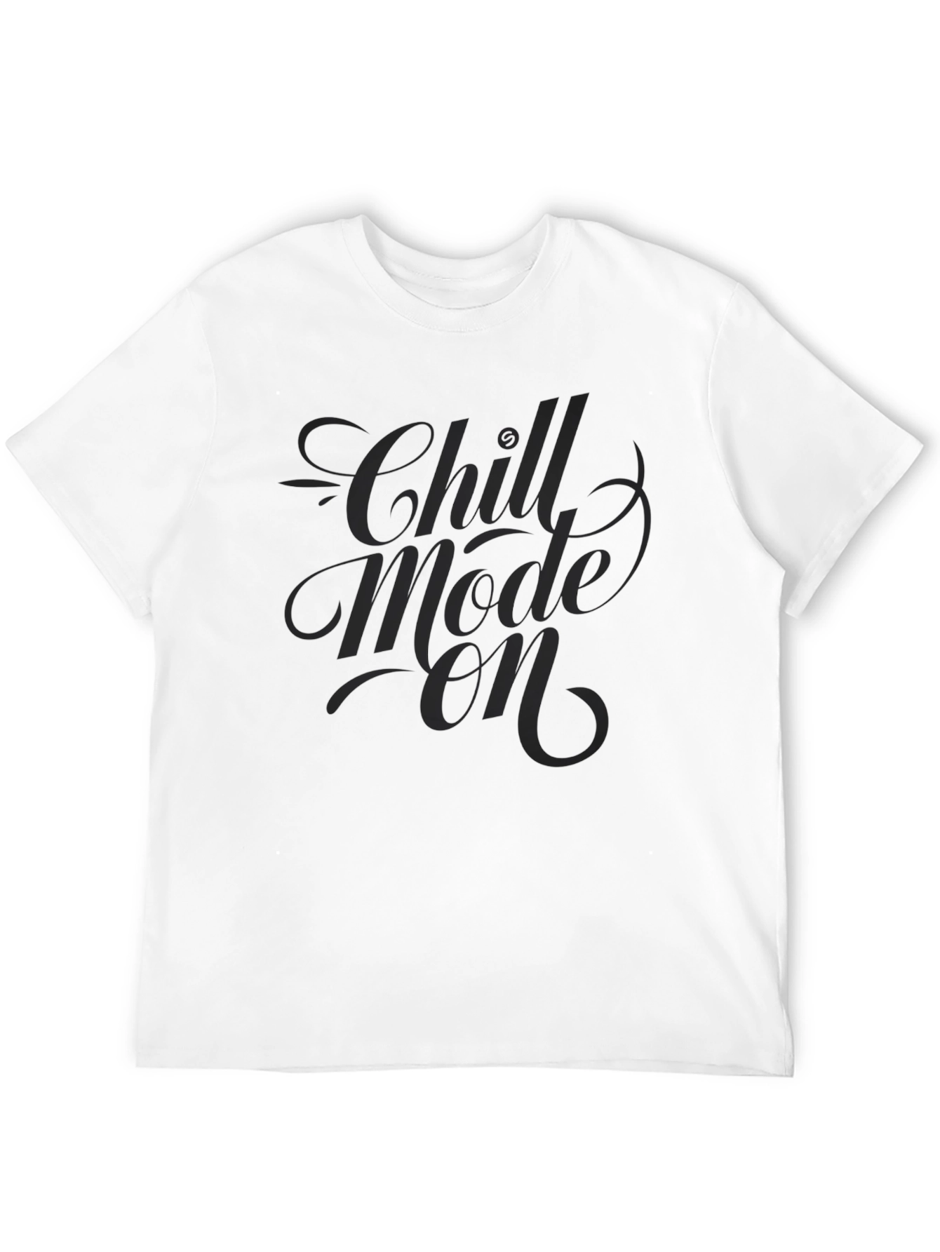 Chill Mode On Graphic Tee - Relaxed Style