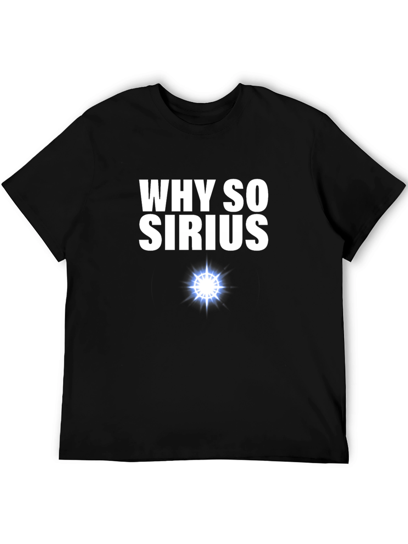 Why So Sirius Graphic Tee - Black