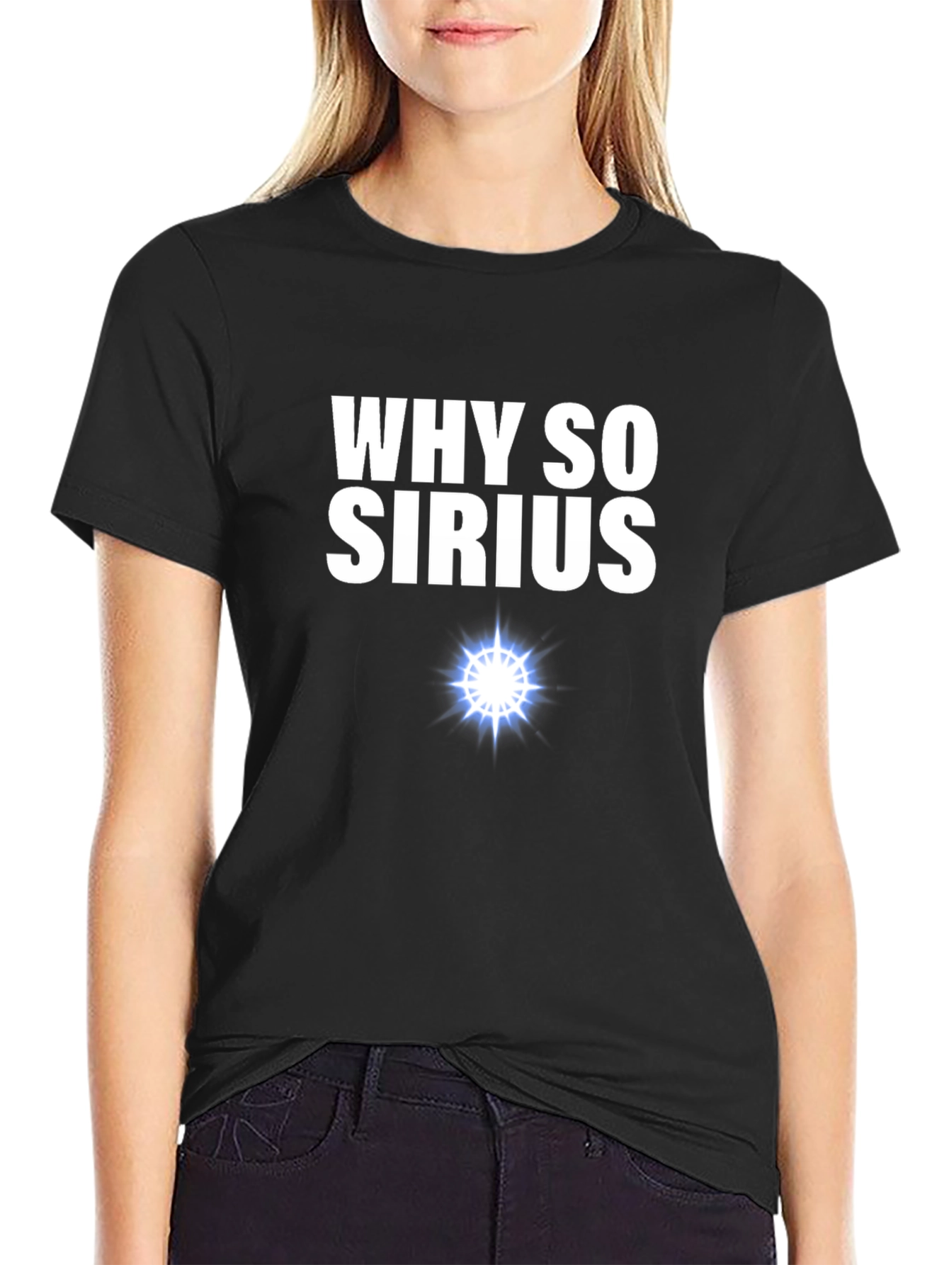 Why So Sirius Graphic Tee - Black