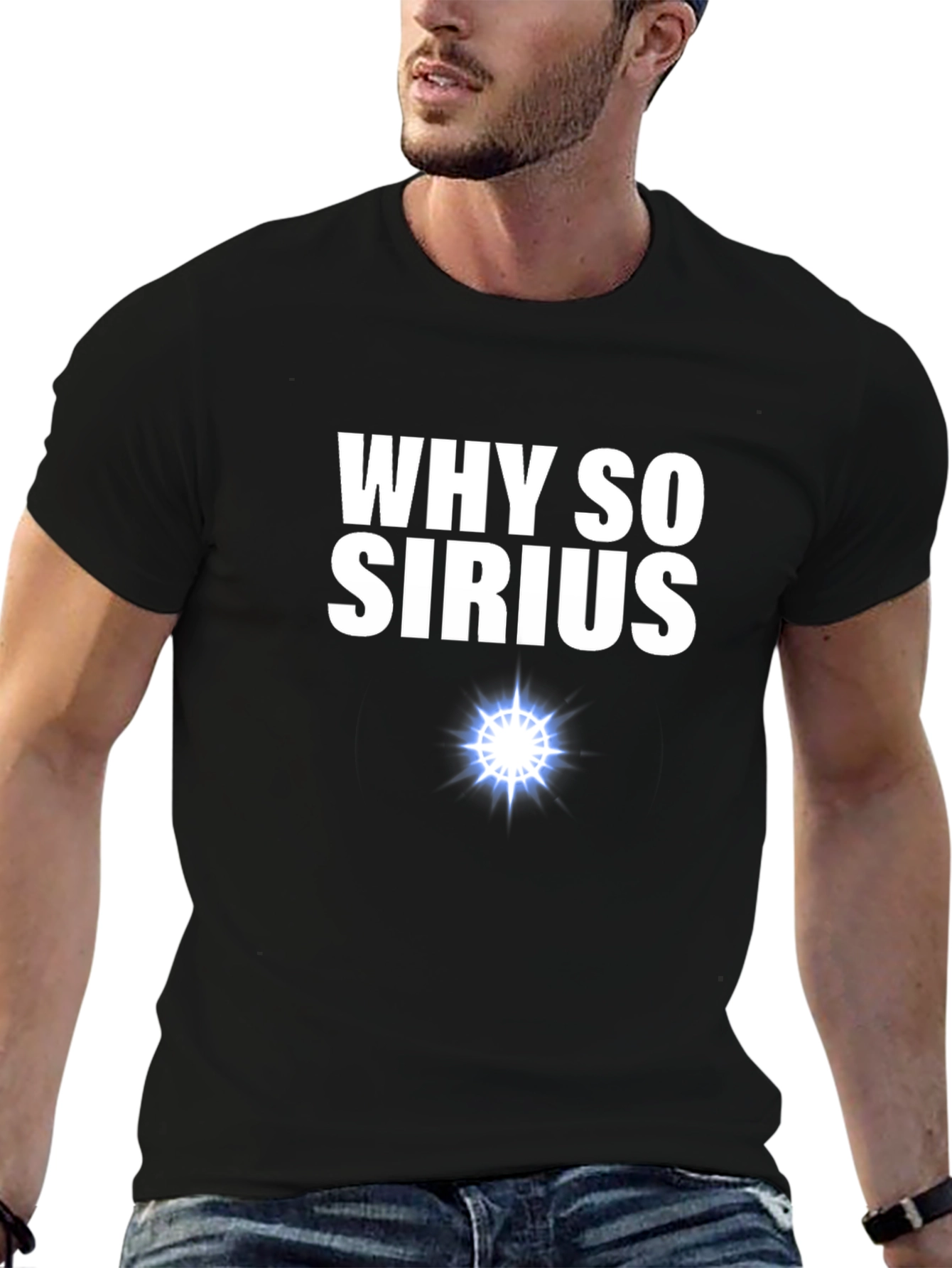 Why So Sirius Graphic Tee - Black
