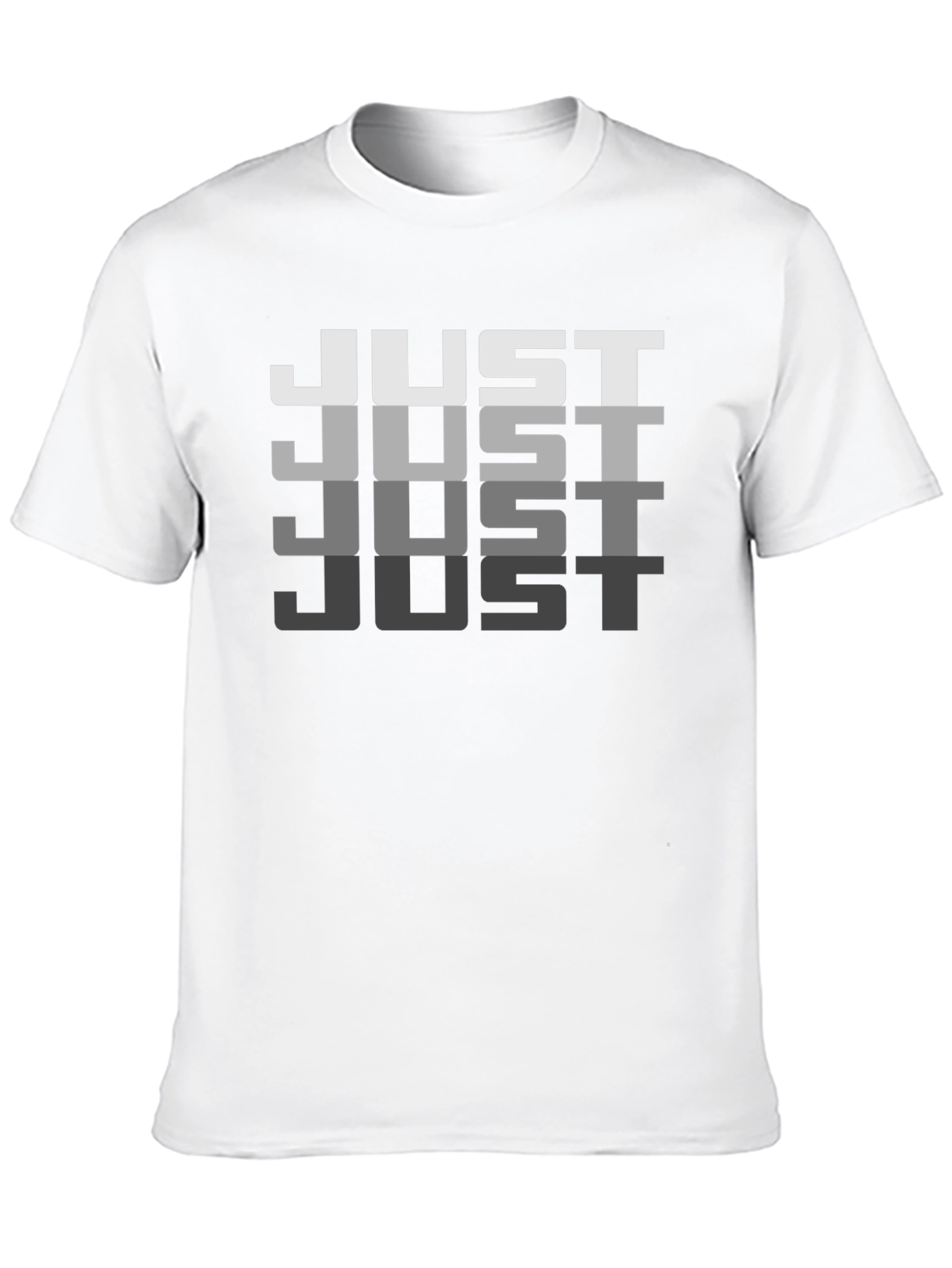 Just Graphic Black T-Shirt - Casual Style