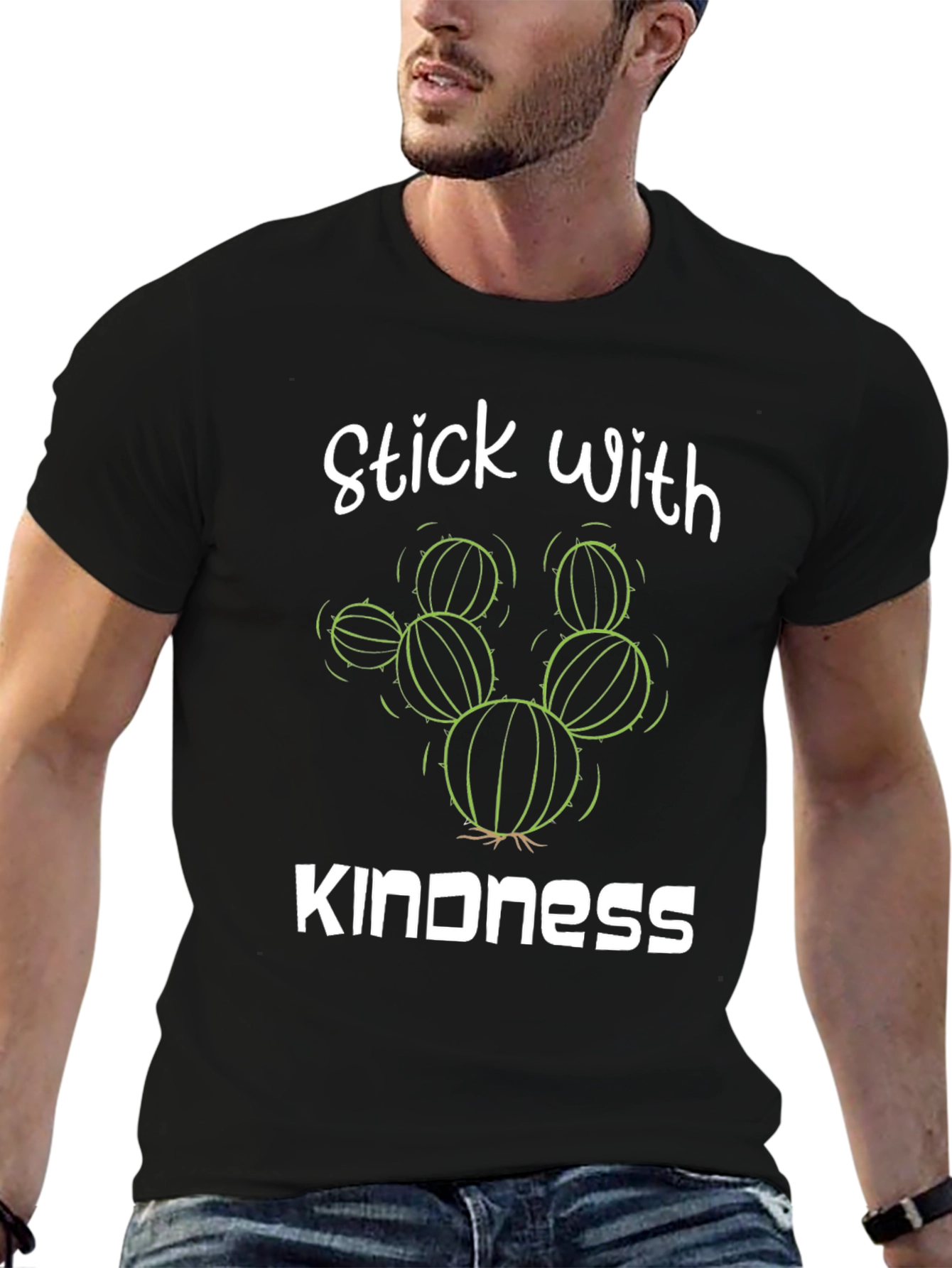 Stick with Kindness Cactus Graphic Tee