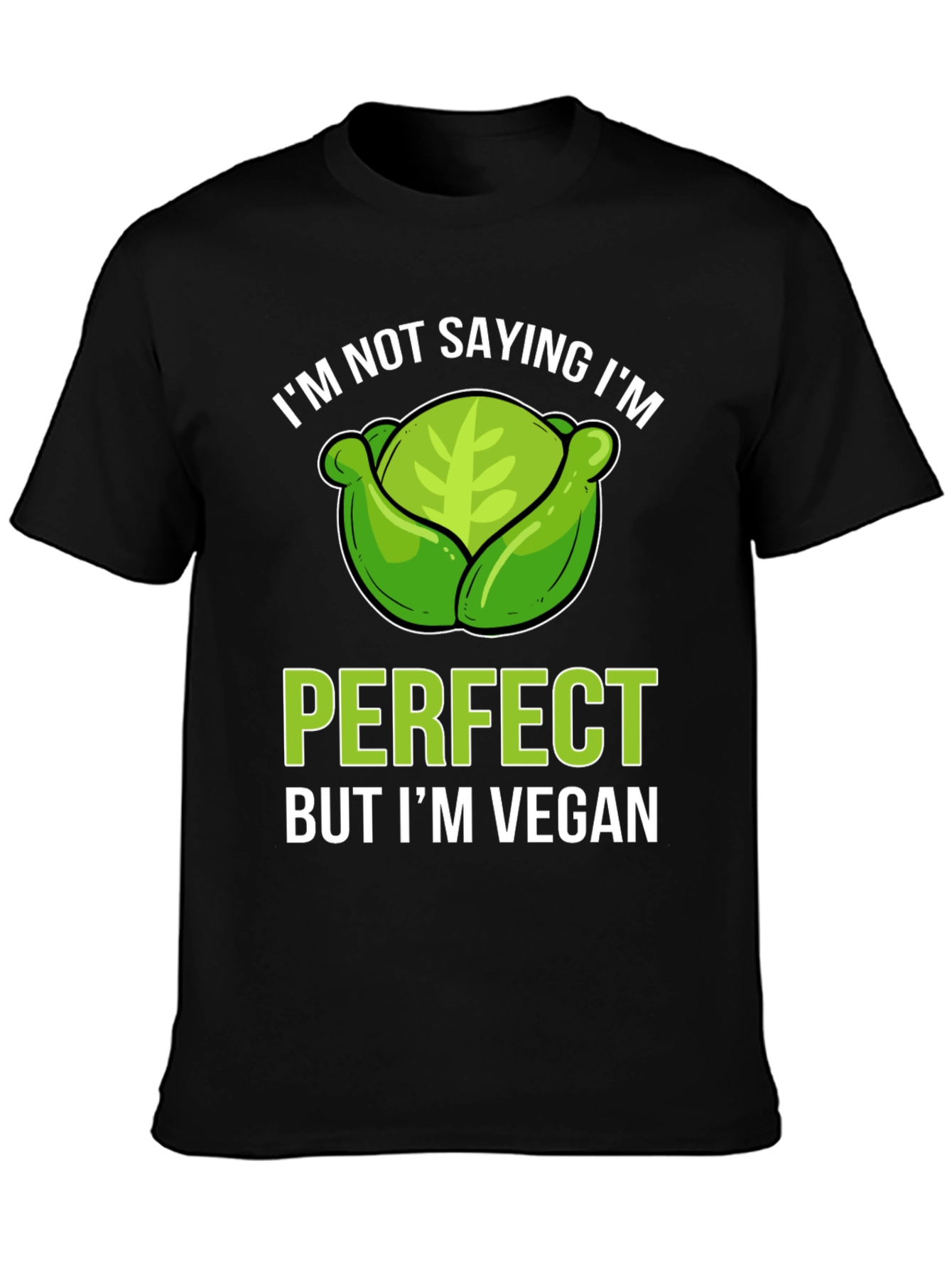 Vegan Cabbage T-Shirt - Perfect & Proud