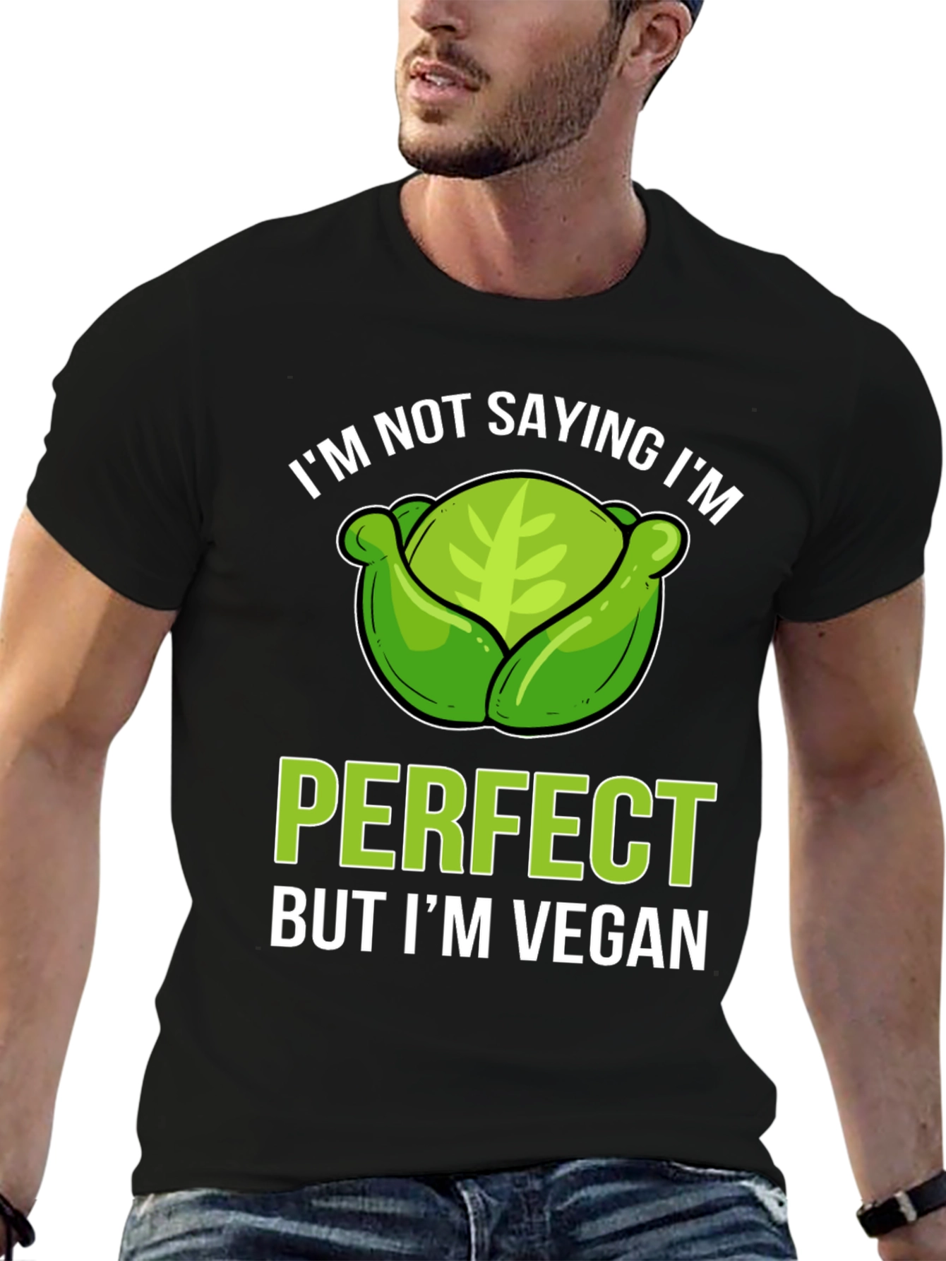 Vegan Cabbage T-Shirt - Perfect & Proud