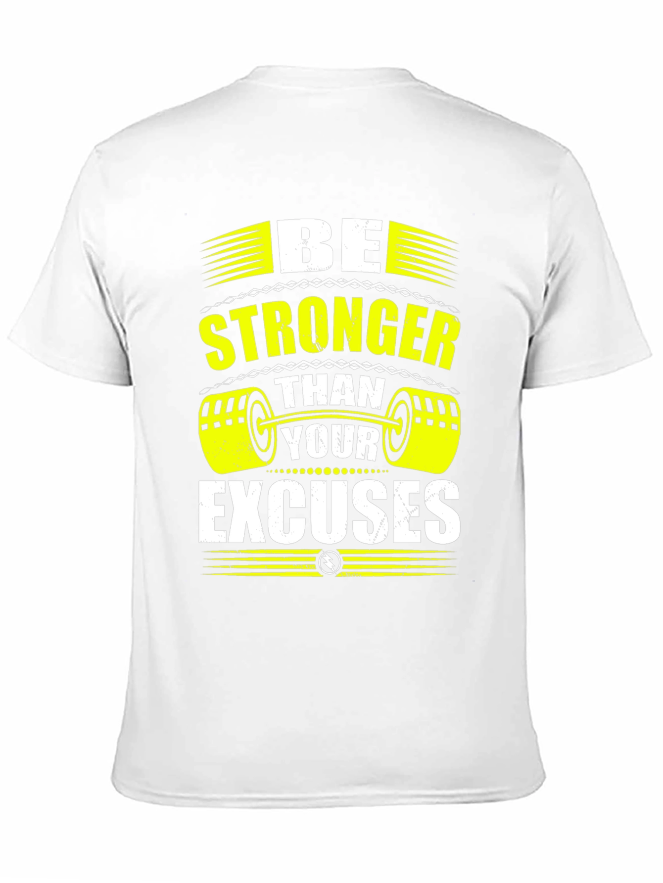 Motivational Workout T-Shirt - Be Stronger Than Excuses