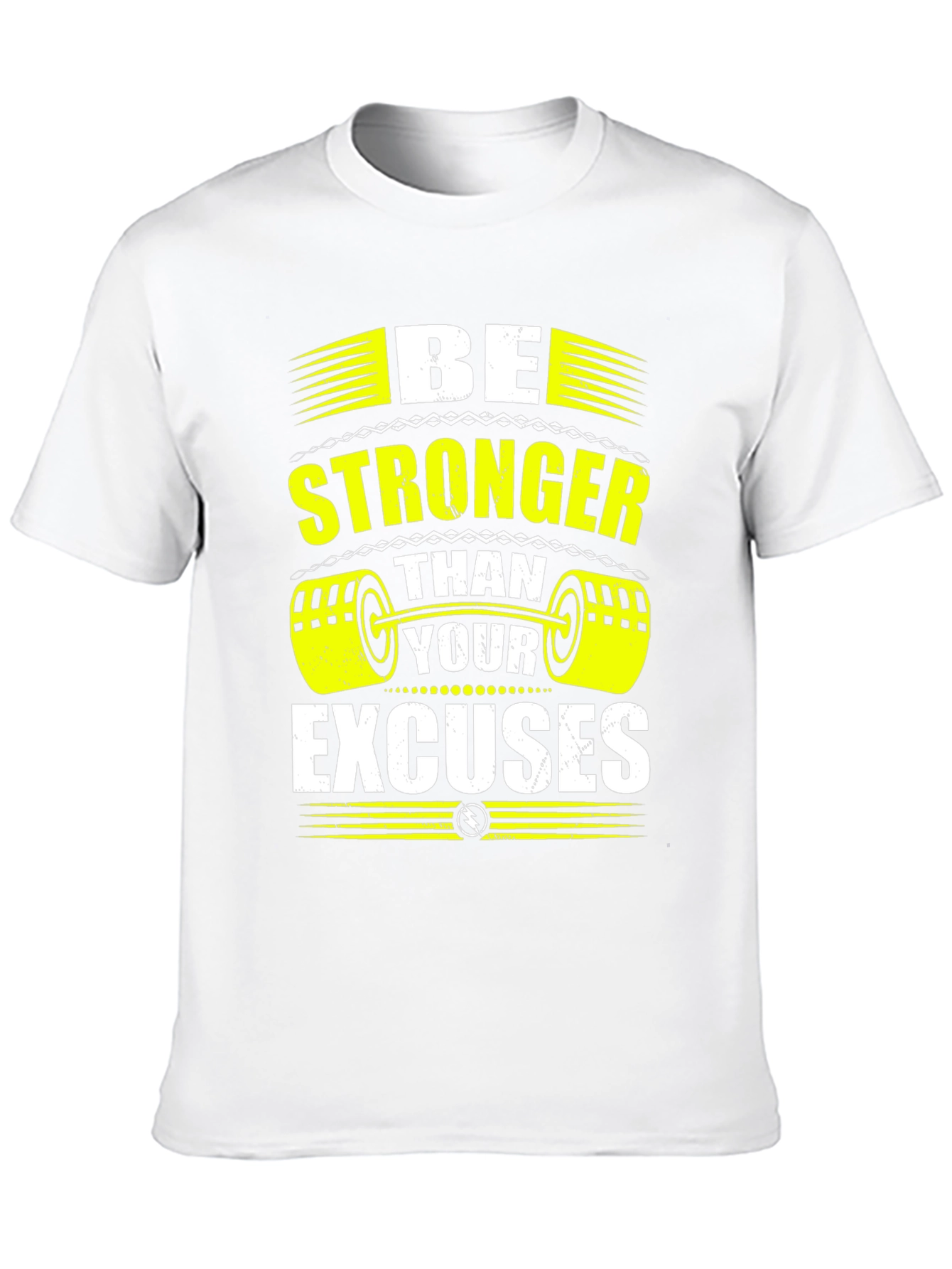 Motivational Workout T-Shirt - Be Stronger Than Excuses