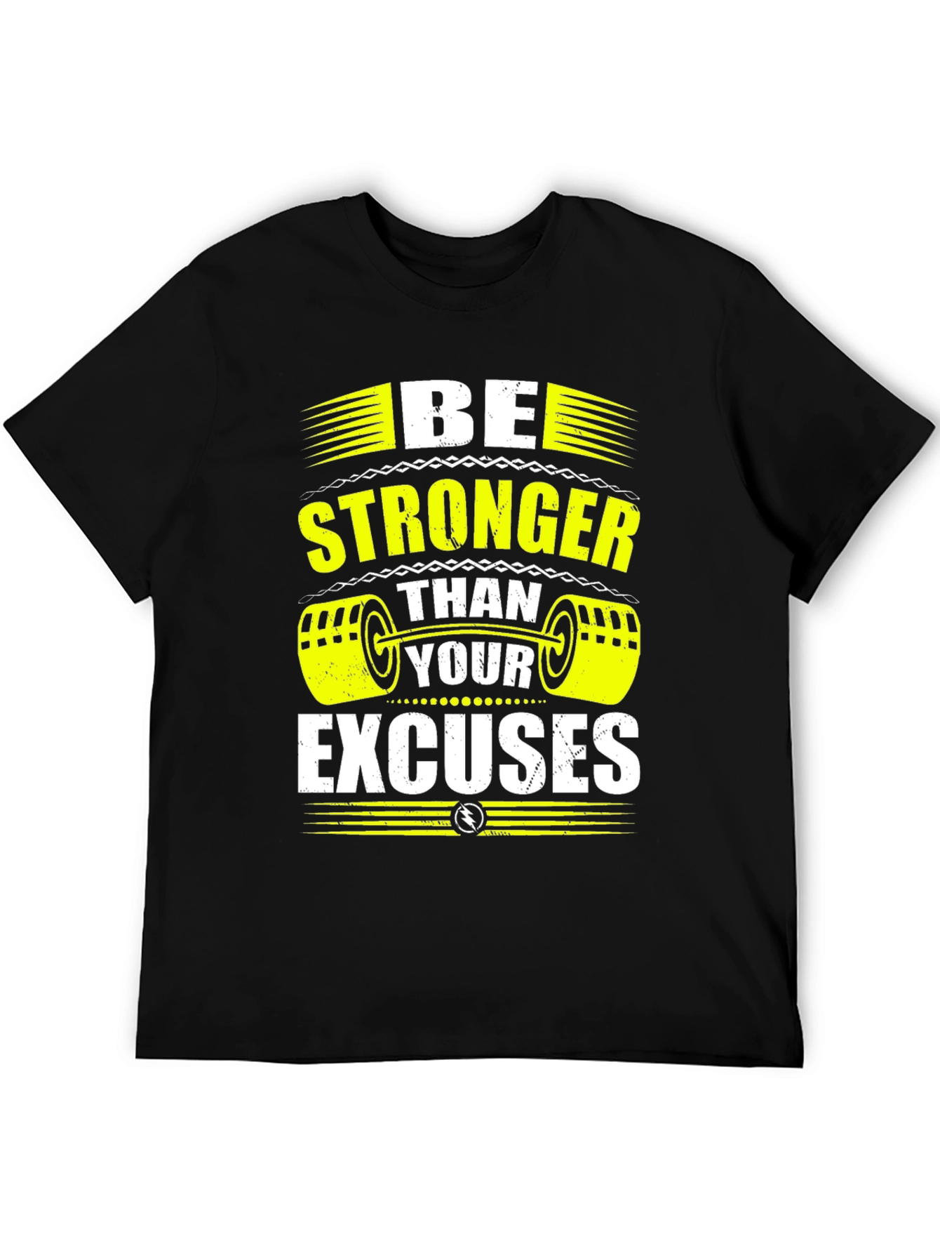 Motivational Workout T-Shirt - Be Stronger Than Excuses