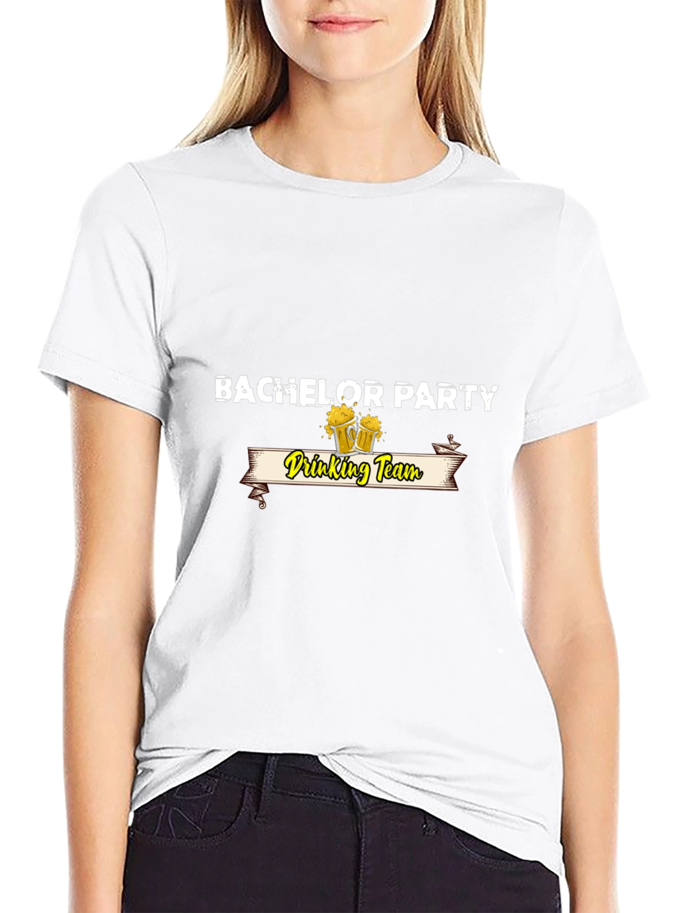 Bachelor Party Drinking Team Graphic Tee