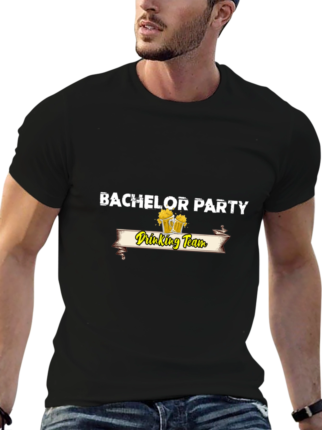 Bachelor Party Drinking Team Graphic Tee