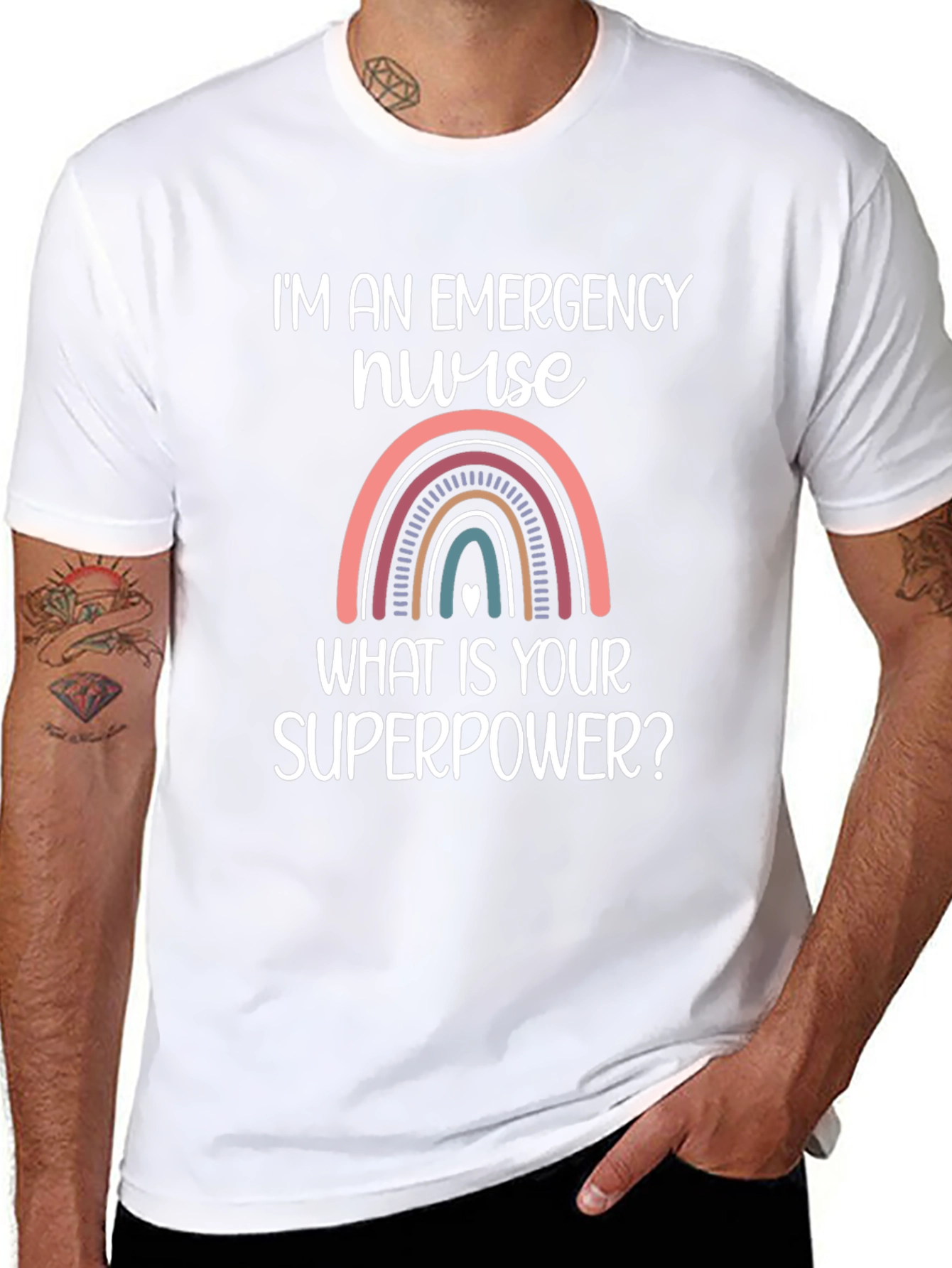 Emergency Nurse Superpower T-Shirt