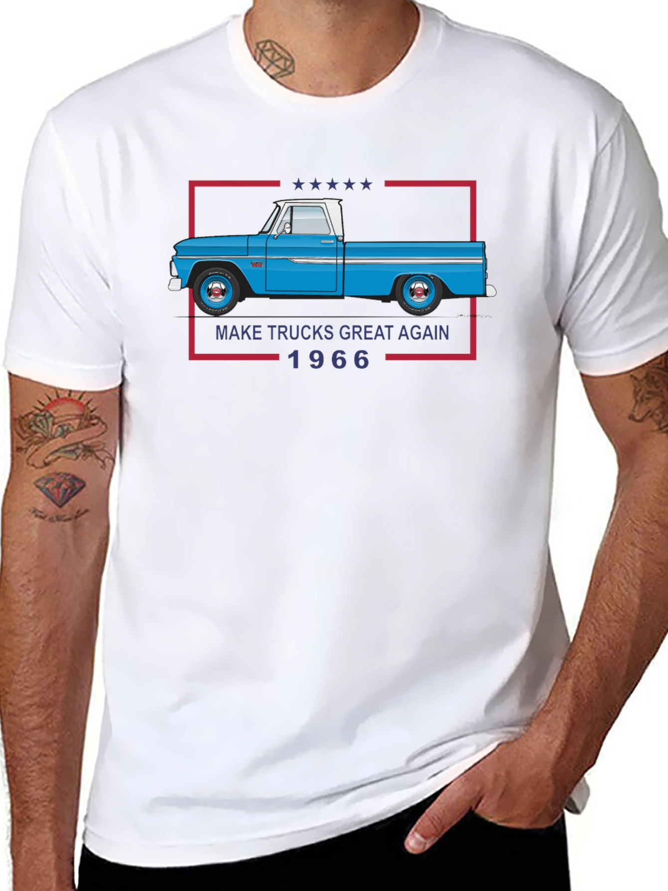 Make Trucks Great Again 1966 T-Shirt