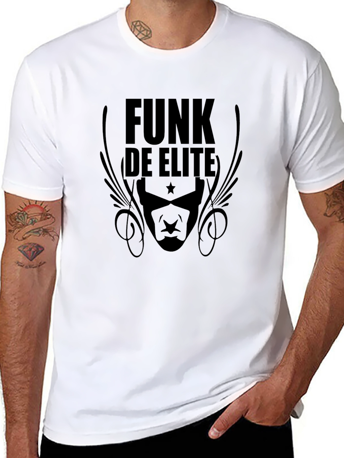 Funk de Elite Black Graphic Tee