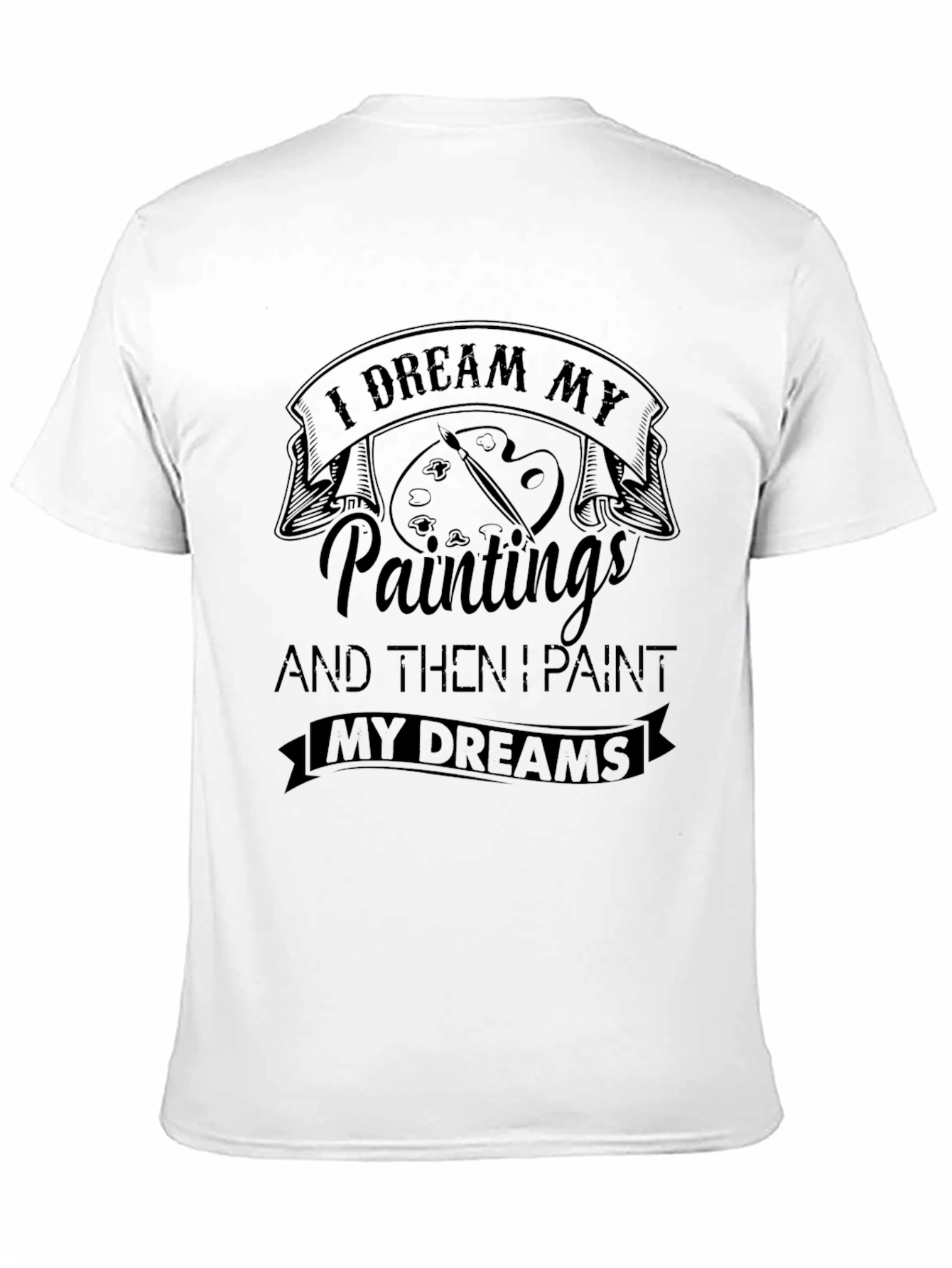 Painter Dreamer Black T-Shirt