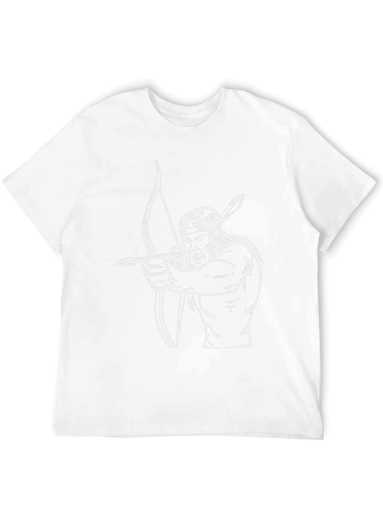 Archer Graphic Tee - Native American Style Print