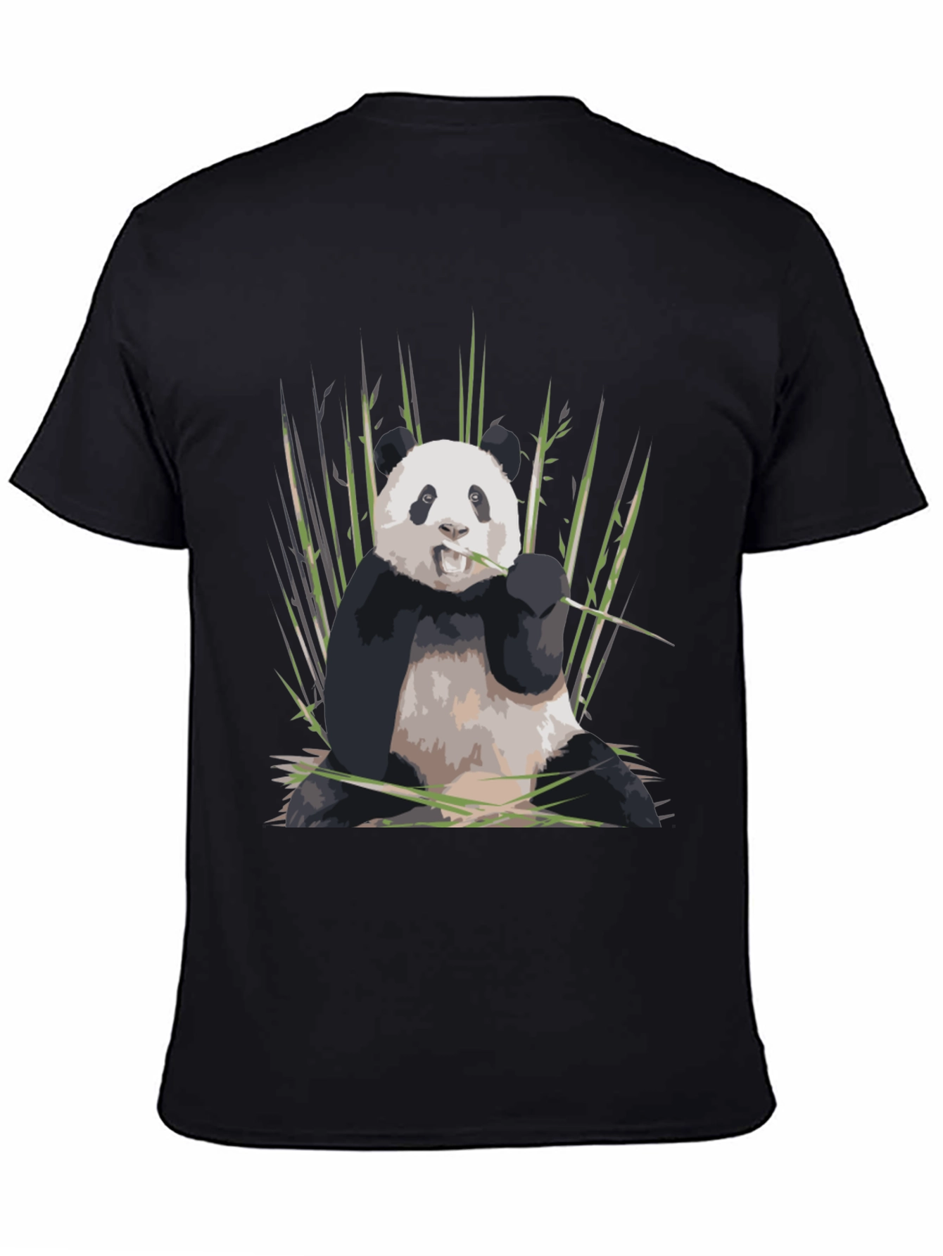 Panda Bamboo Graphic T-Shirt - Stylish Cotton Tee