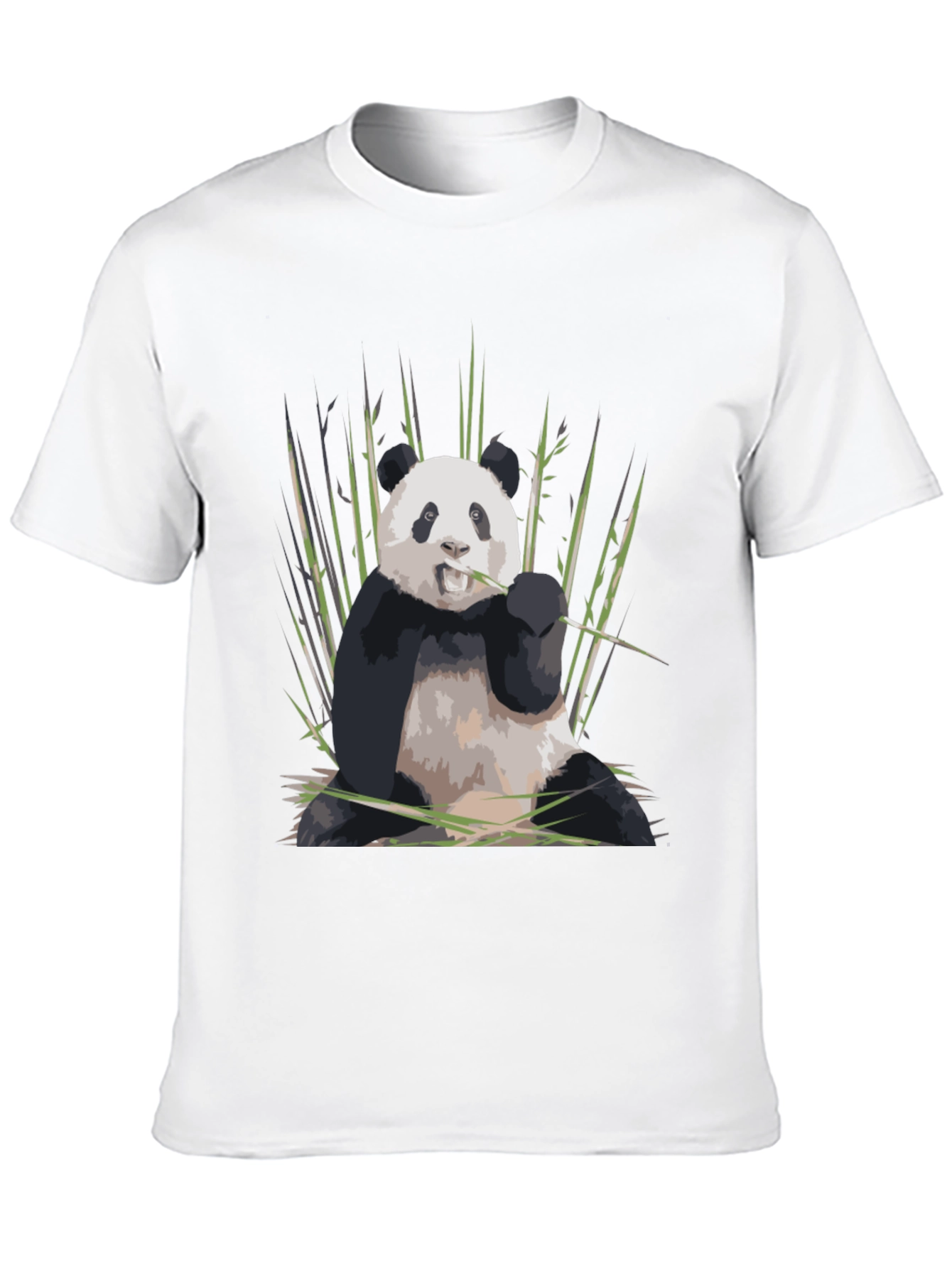 Panda Bamboo Graphic T-Shirt - Stylish Cotton Tee