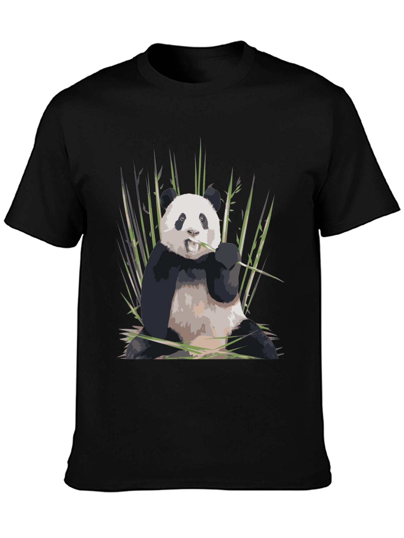 Panda Bamboo Graphic T-Shirt - Stylish Cotton Tee