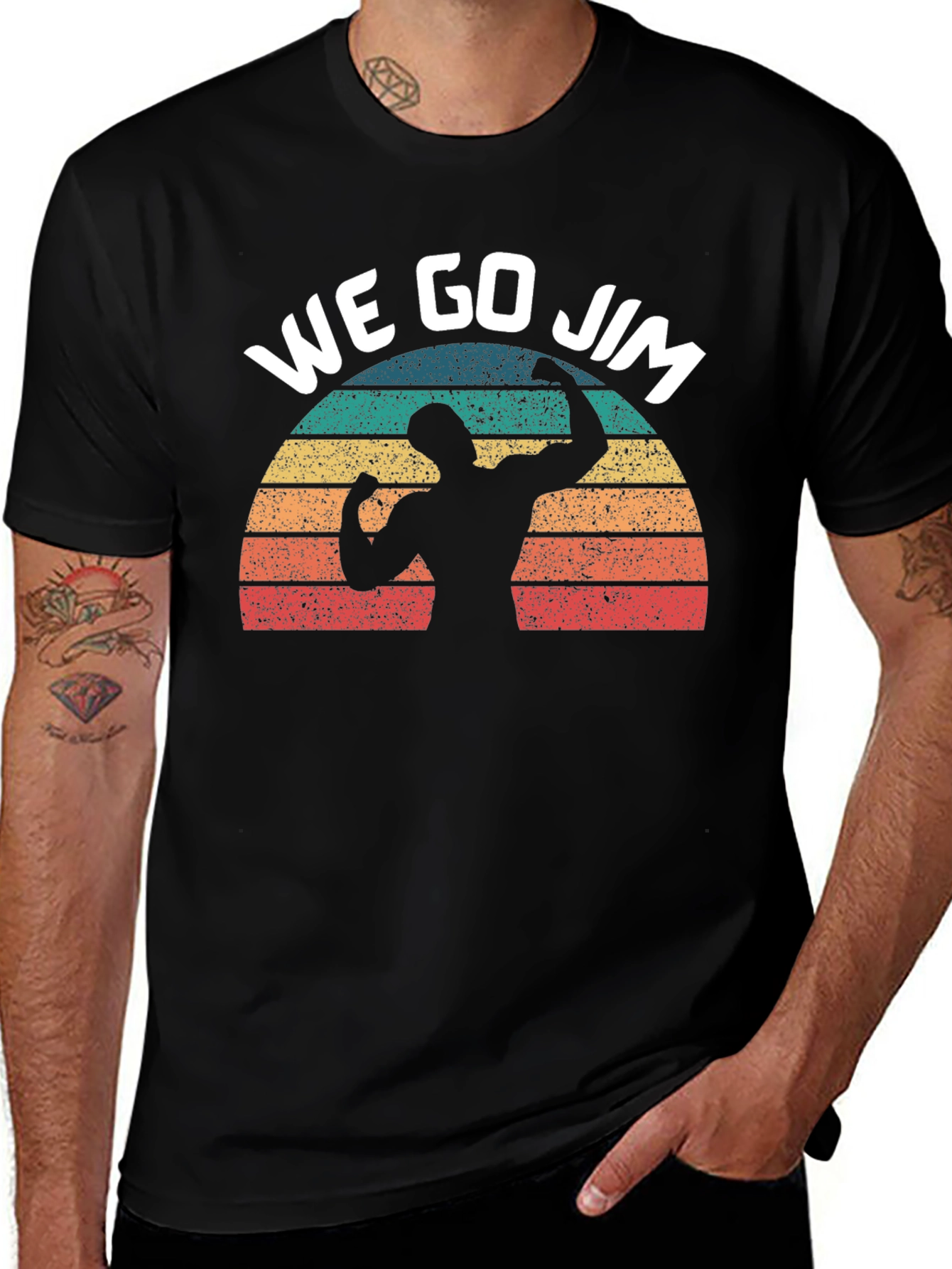 We Go Jim Silhouette Graphic Tee
