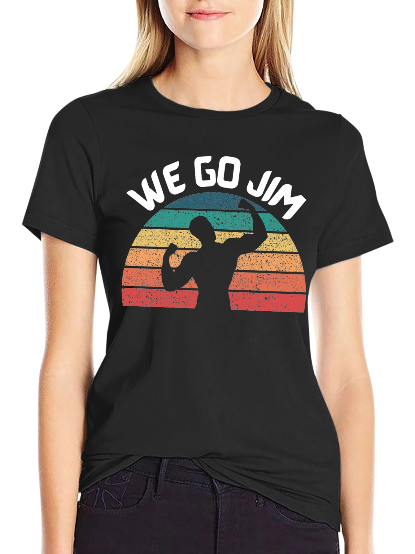 We Go Jim Silhouette Graphic Tee
