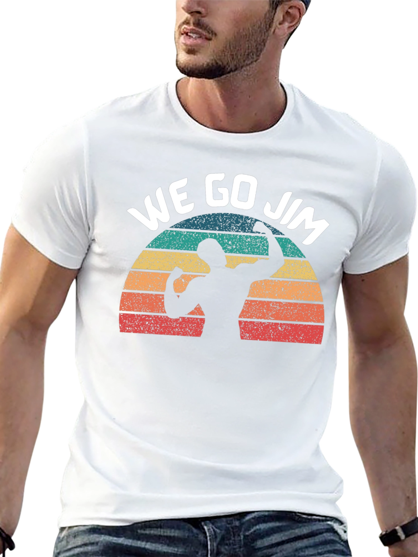 We Go Jim Silhouette Graphic Tee