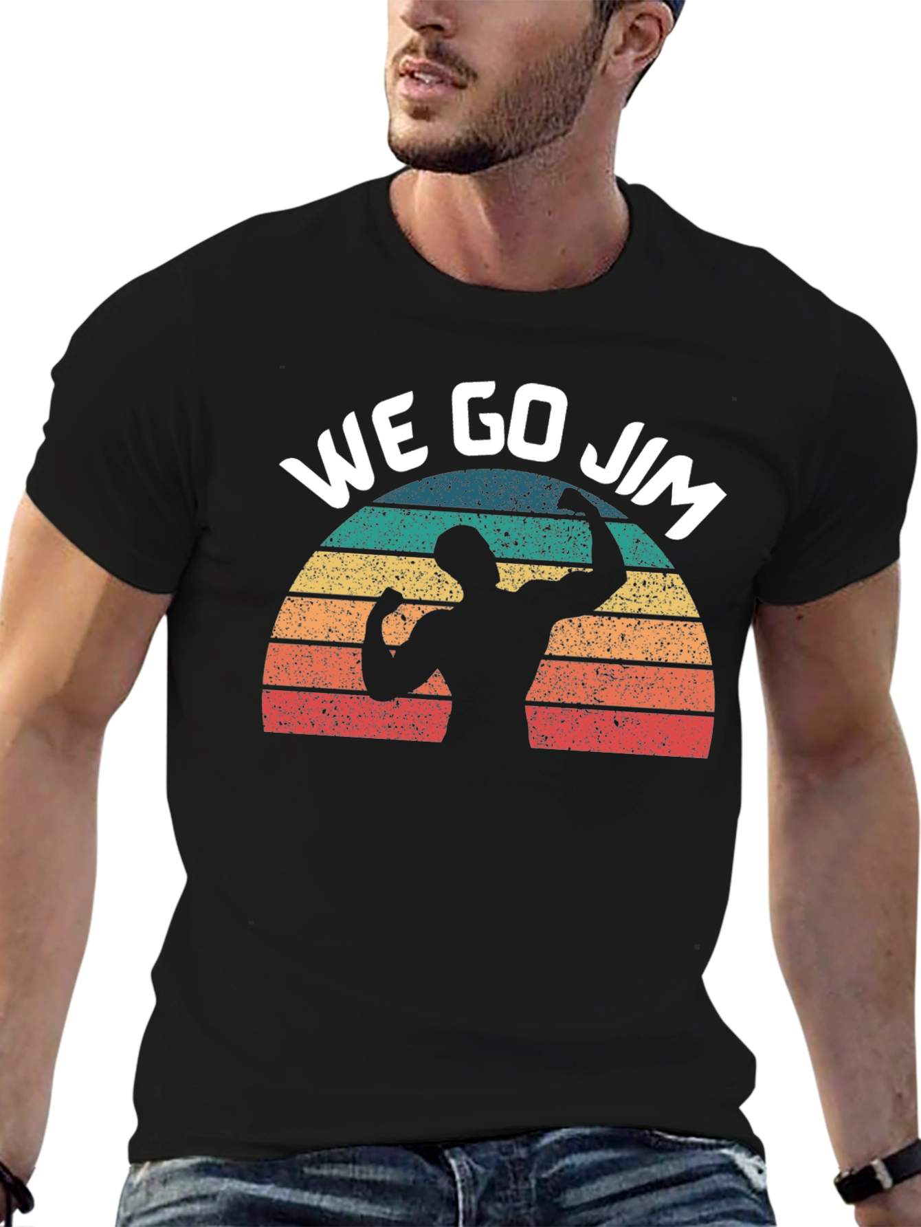 We Go Jim Silhouette Graphic Tee