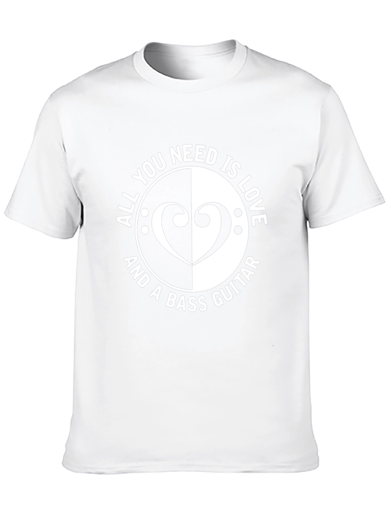 All You Need Is Love & Bass Guitar T-Shirt