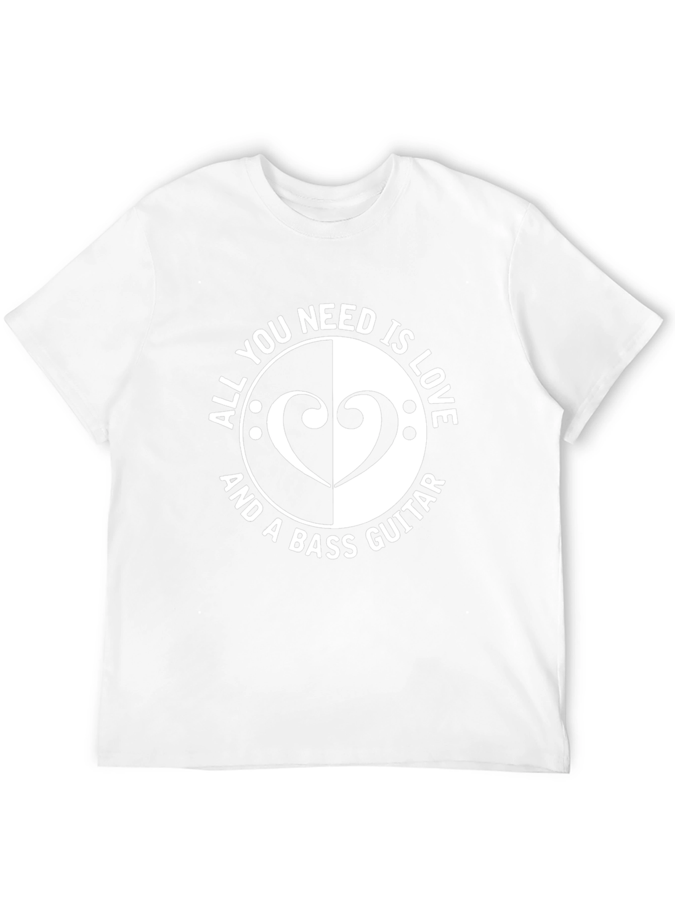All You Need Is Love & Bass Guitar T-Shirt