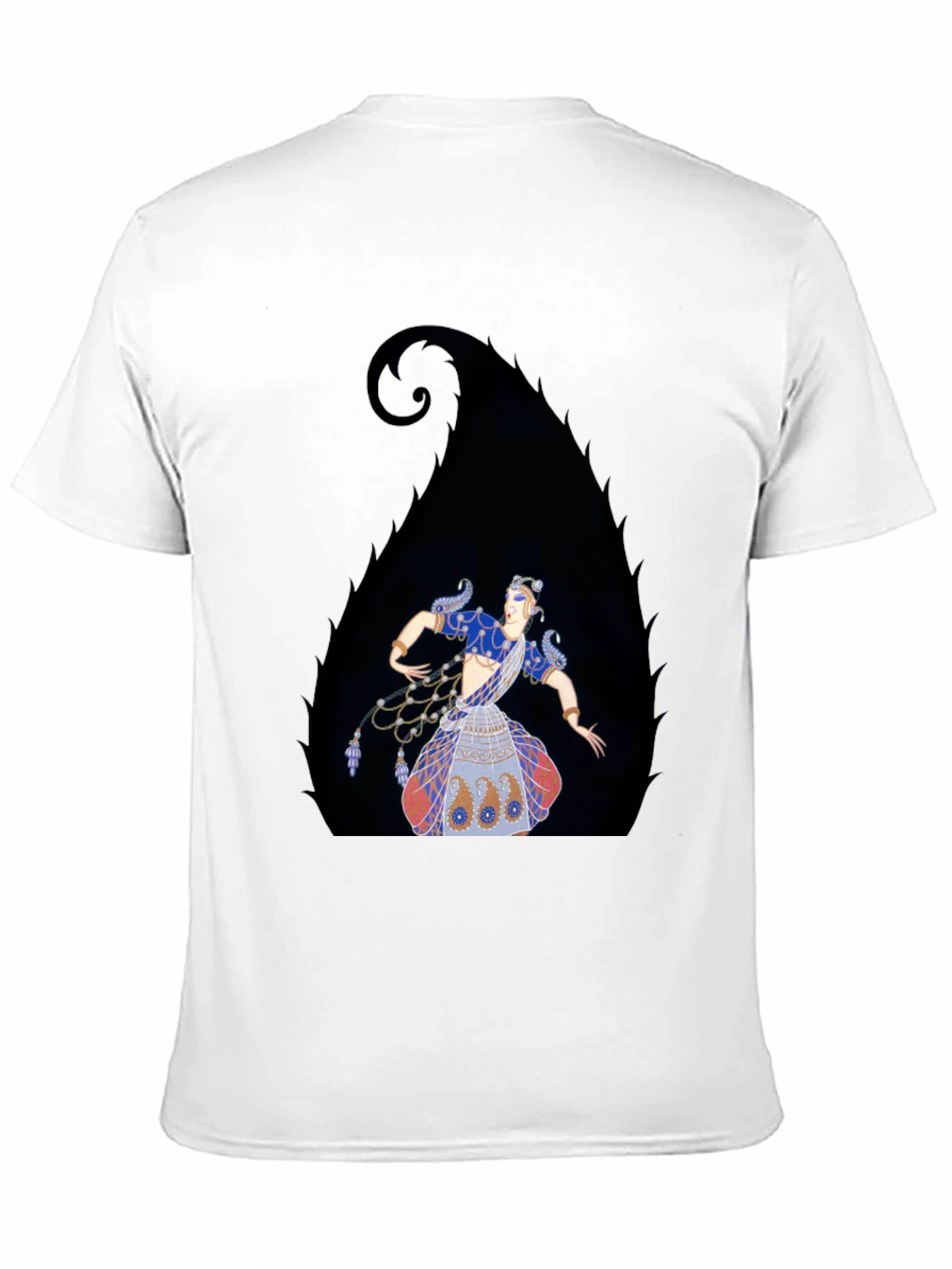 Elegant Dancer Graphic Tee - Black