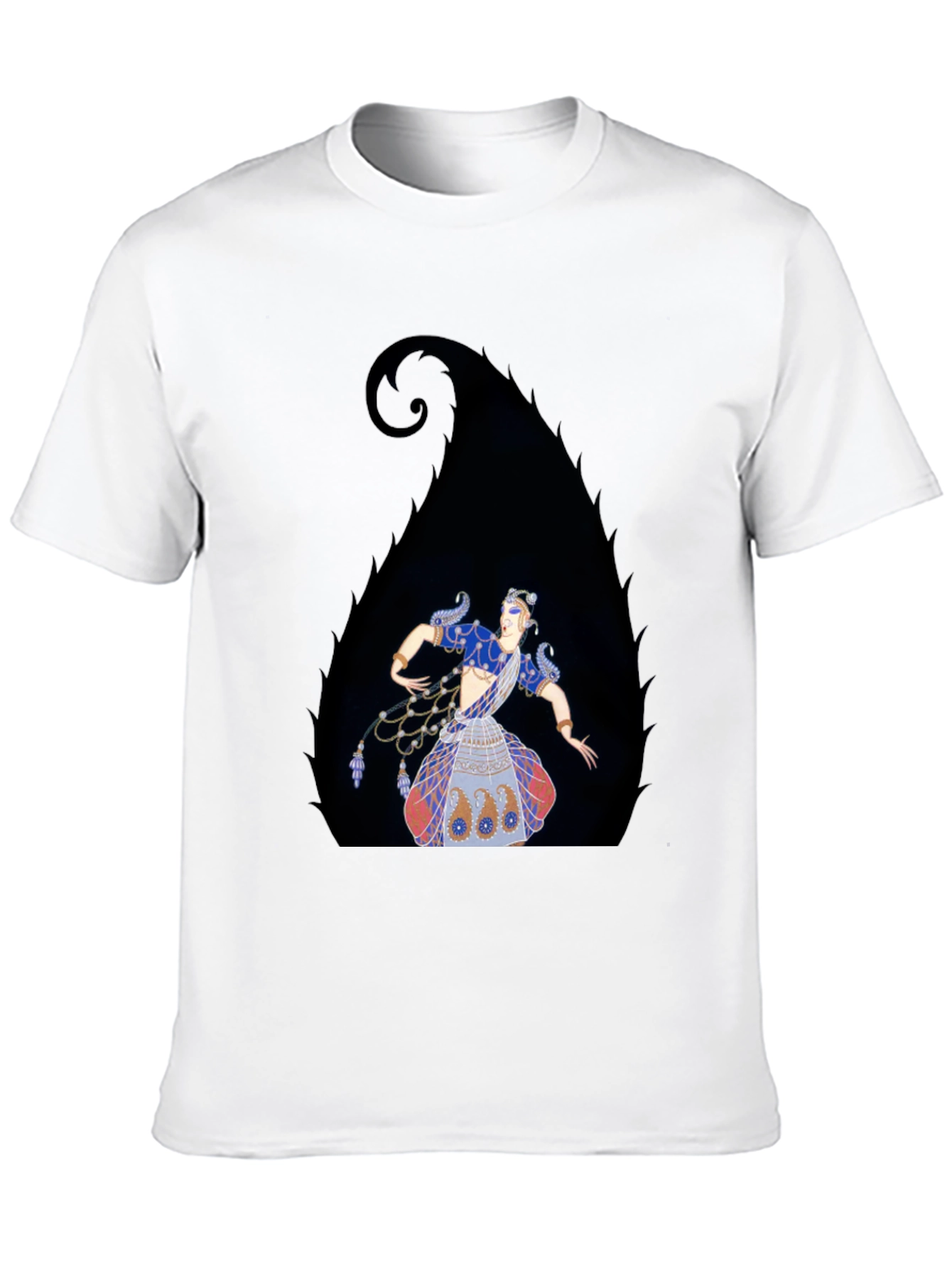 Elegant Dancer Graphic Tee - Black