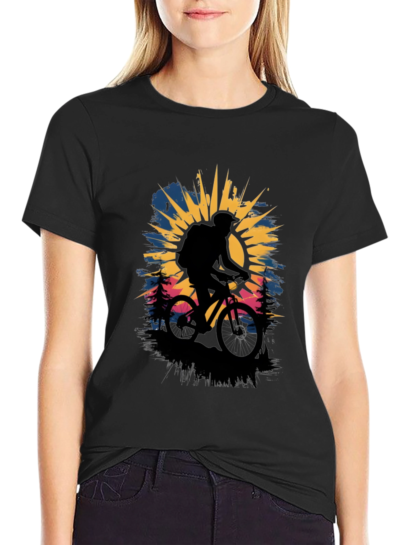Mountain Biker T-Shirt - Adventure Time!