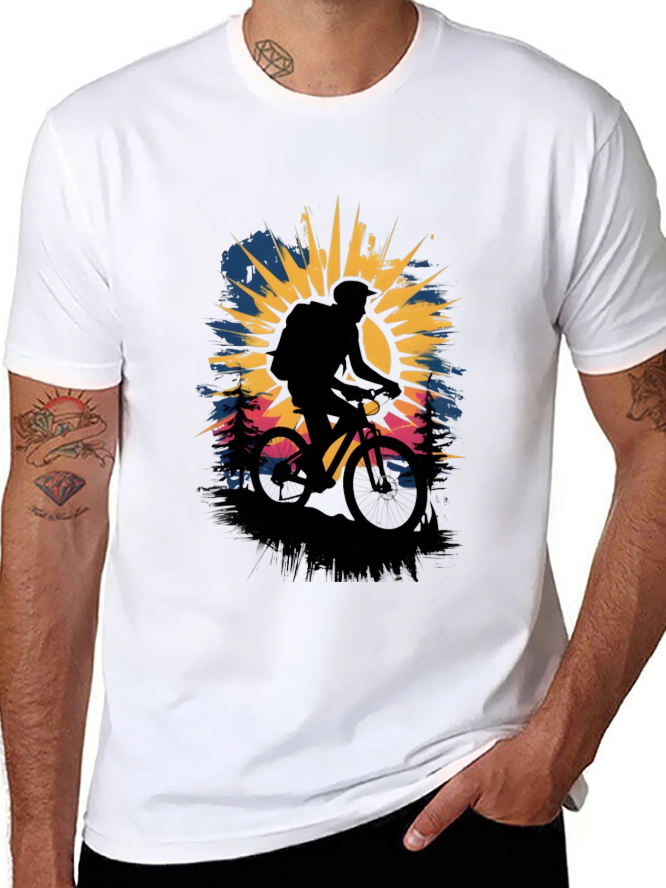Mountain Biker T-Shirt - Adventure Time!