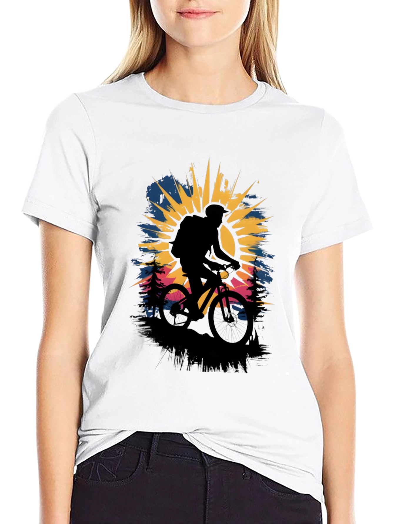 Mountain Biker T-Shirt - Adventure Time!