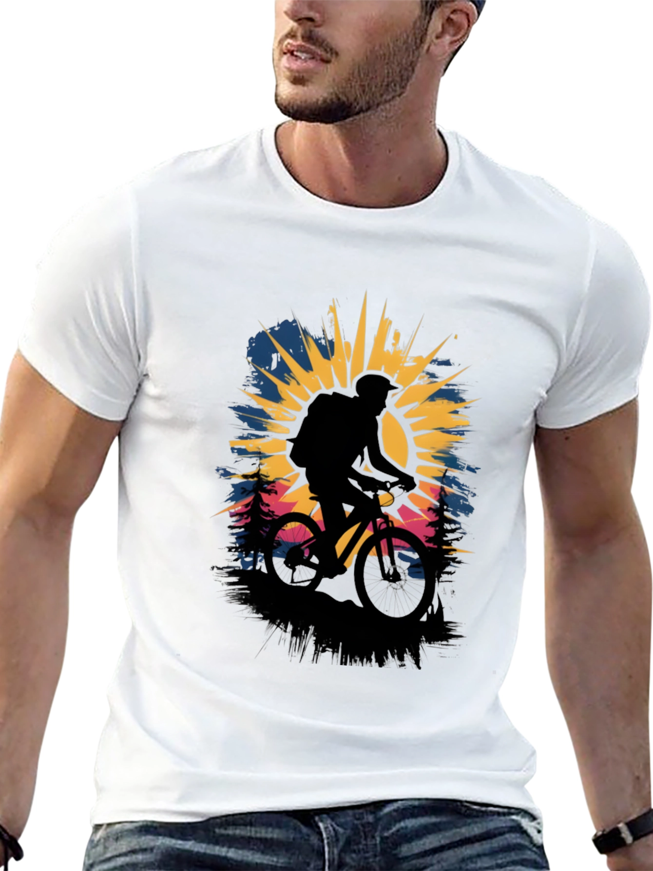 Mountain Biker T-Shirt - Adventure Time!