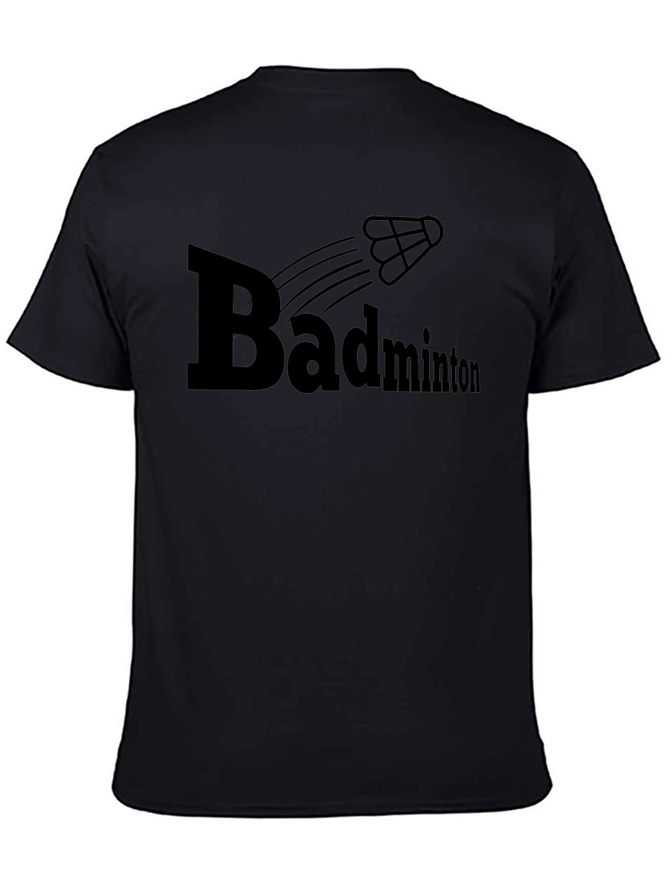 Badminton Graphic Tee - Sporty & Stylish