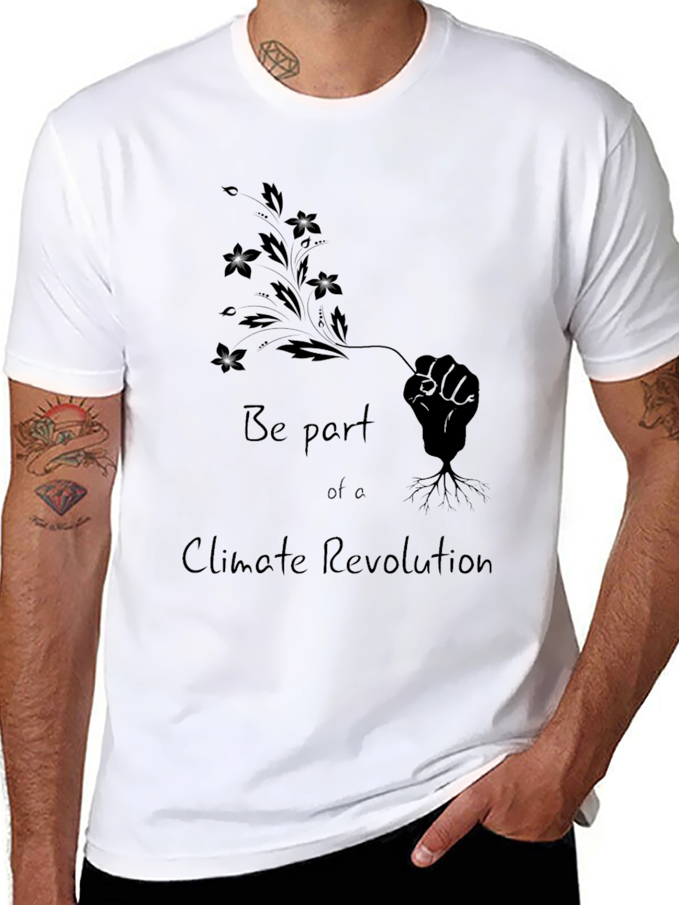 Climate Revolution Graphic Tee - Eco-Conscious Design