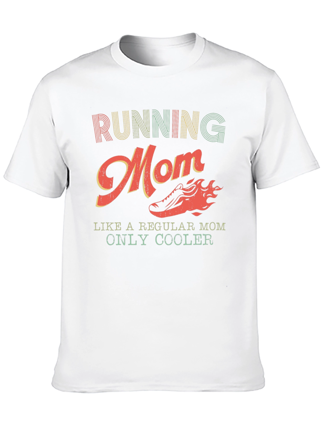 Running Mom Graphic Tee - Cool Mothers Day Gift